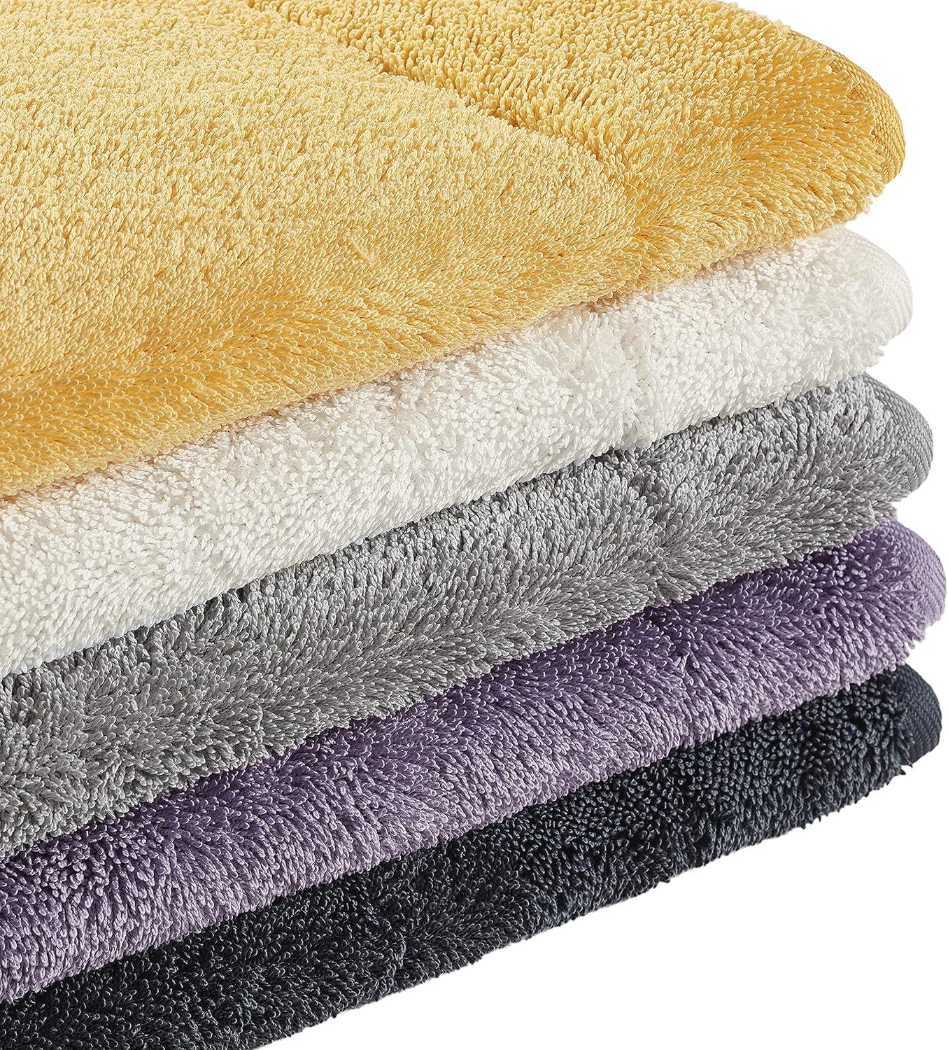 Wisteria Purple 20" x 32" Microfiber Memory Foam Bath Mat