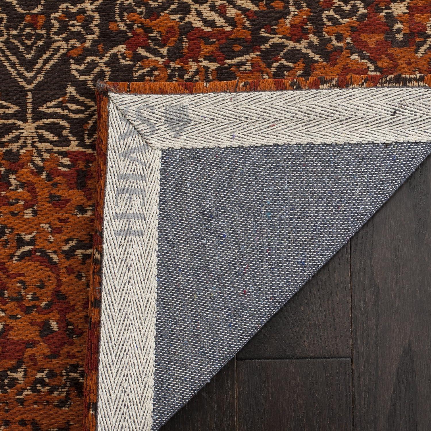SAFAVIEH Classic Vintage Adelaide Abstract Area Rug, Rust/Brown, 5' x 8'