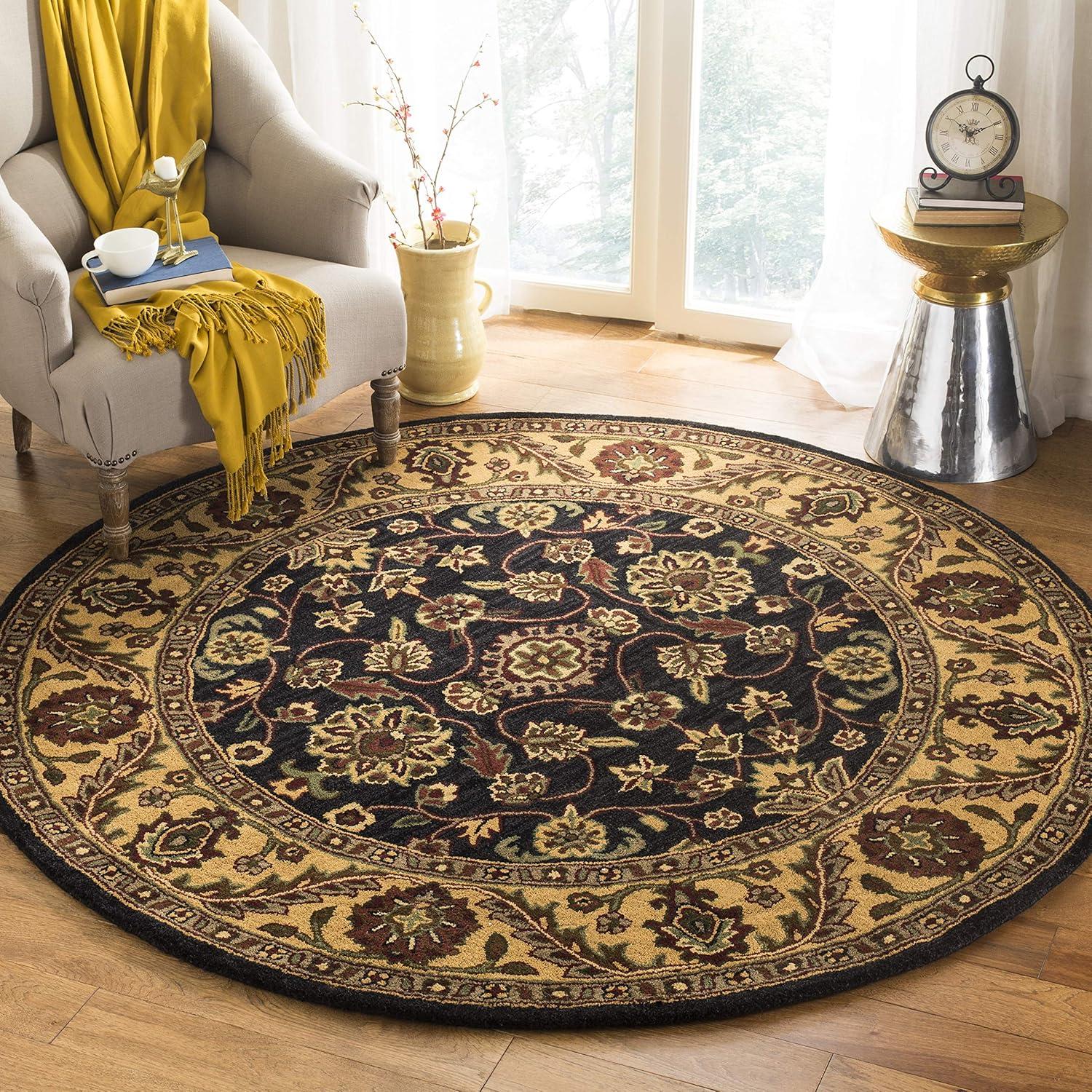 SAFAVIEH Golden Jaipur GJ250D Handmade Black / Gold Rug