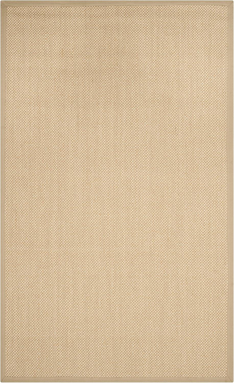 Natural Fiber NF141 Power Loomed Indoor Area Rug - Maize/Linen - 5'x8' - Safavieh.