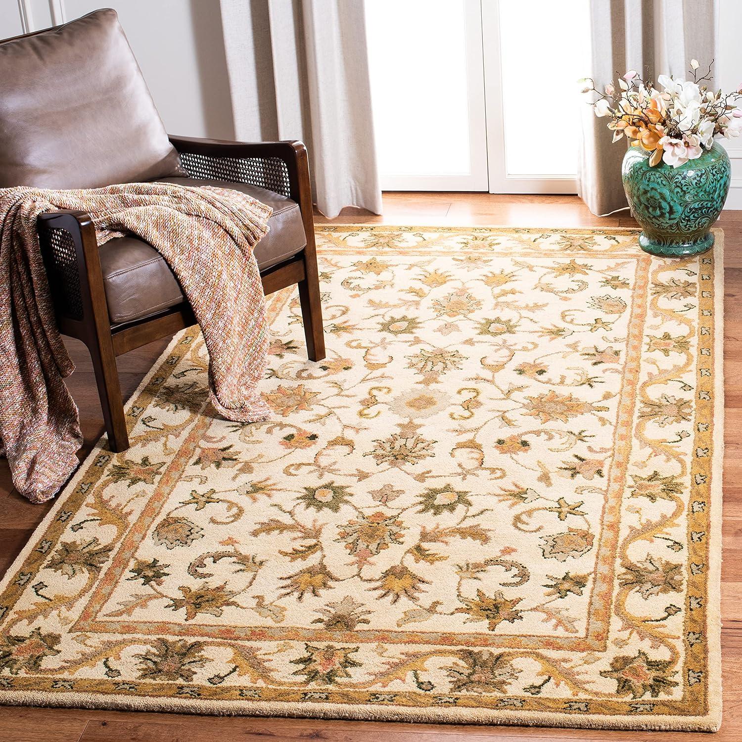 Antiquity AT52 Hand Tufted Indoor Accent Rug - Gold - 3'x5' - Safavieh