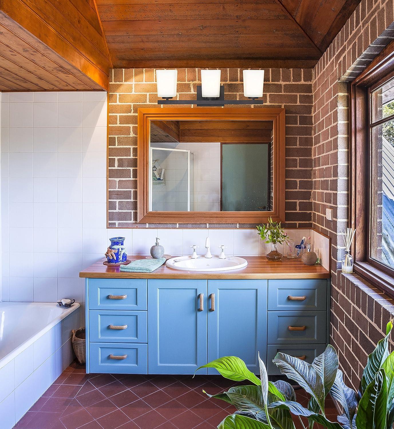 Hartley Ivl472A03Orb 3 Lt Vanity Flat Opal Glass 100W Type A 23 1/4In. X