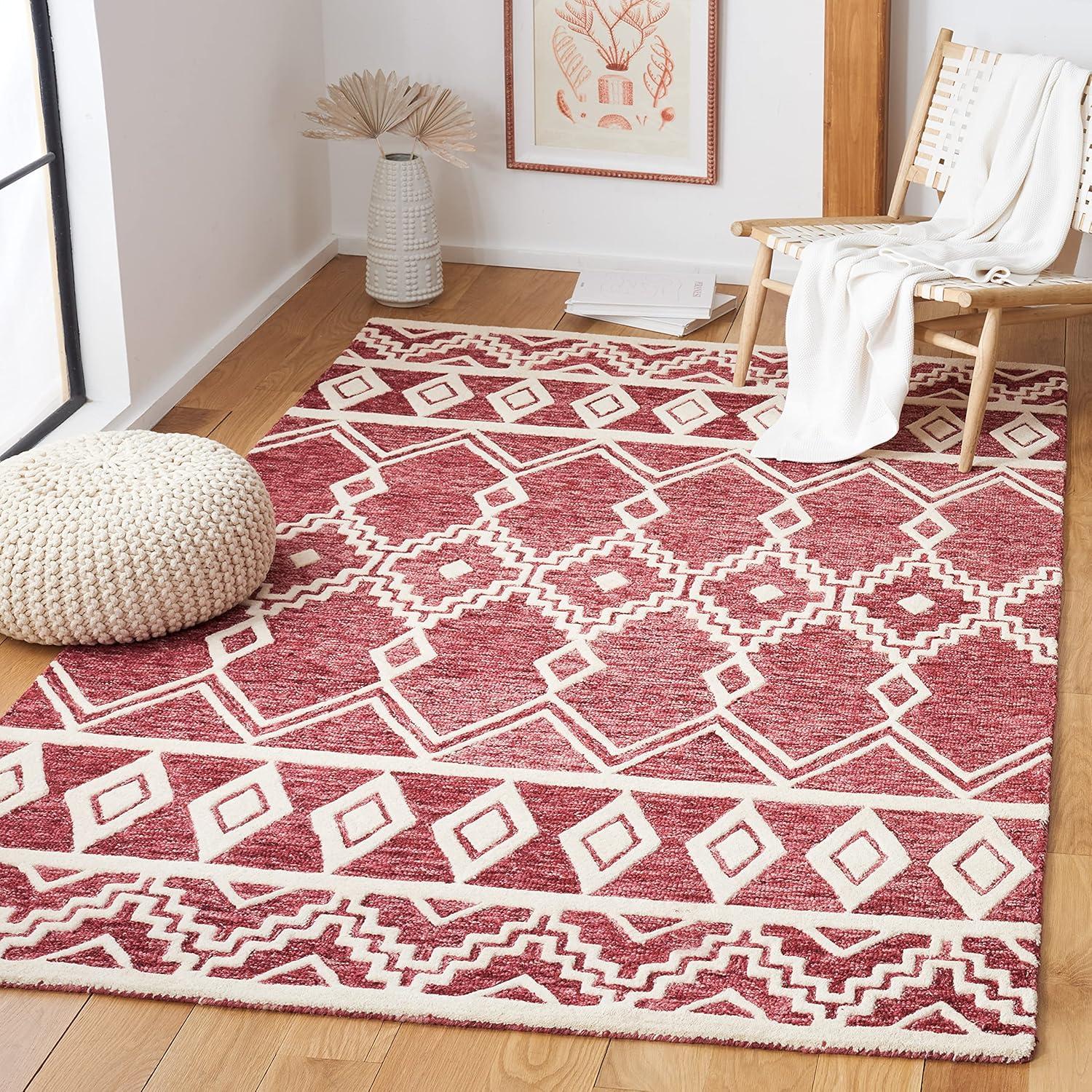 Union Rustic Abbegail Hand Tufted Wool Southwestern Rug