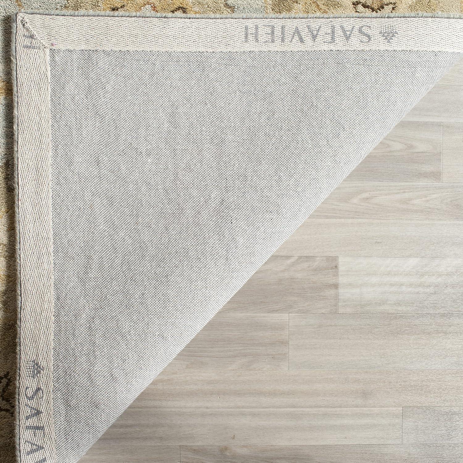 Antiquity AT856 Hand Tufted Area Rug - Light Blue/Sage - 3'x5' - Safavieh.