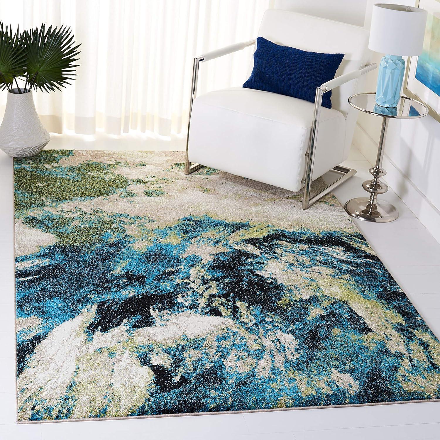 Glacier GLA123 Power Loomed Rugs - Safavieh