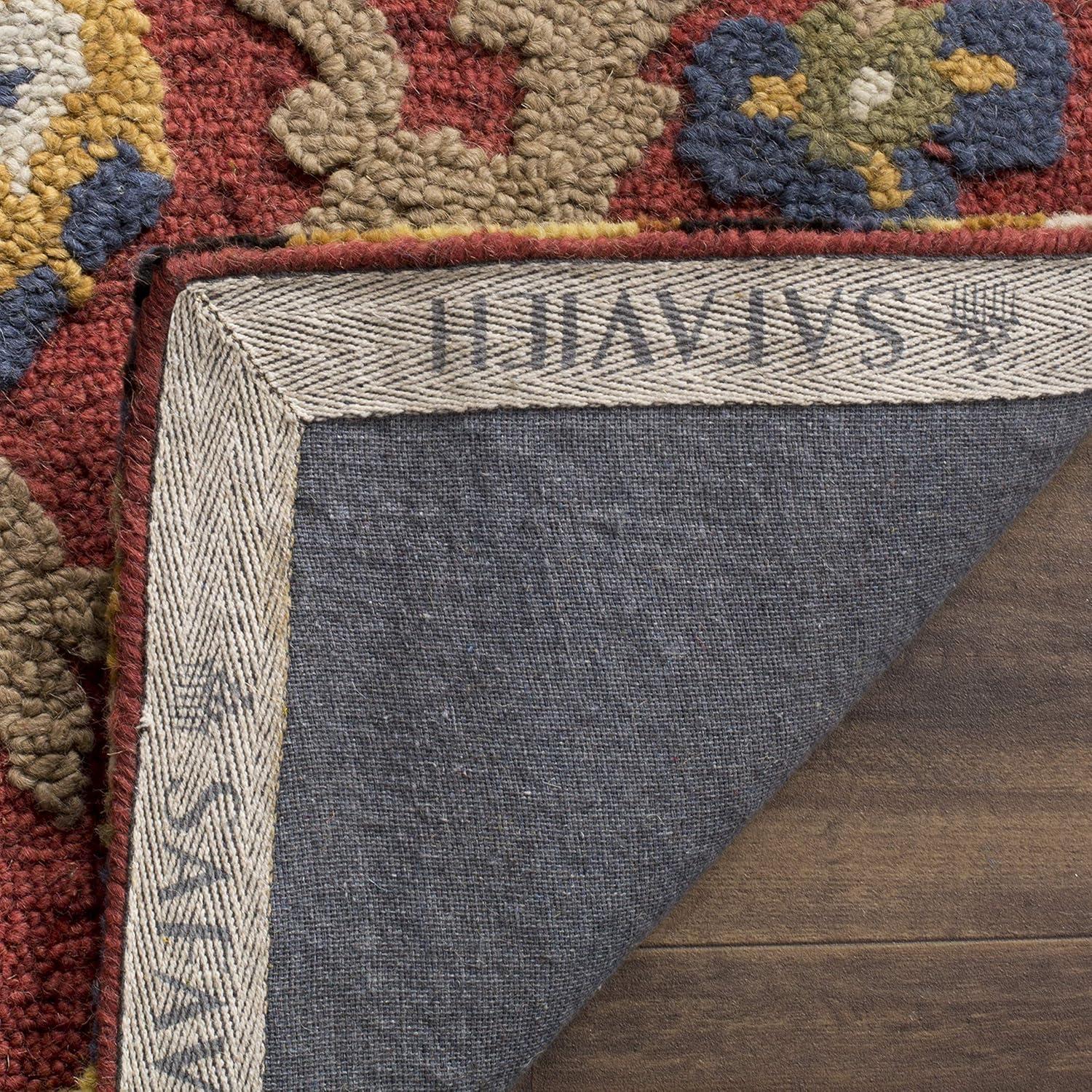 Blossom BLM401 Hand Tufted Runner Rug - Red/Multi - 2'3"x12' - Safavieh.