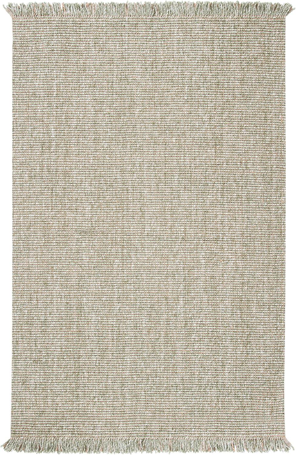 Natural Fiber NF826 Hand Woven Indoor Area Rug - Green/Natural - 5'x8' - Safavieh