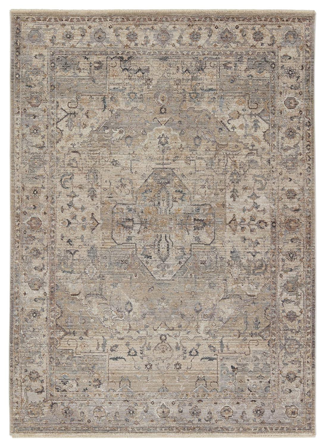 Jaipur Living Soft 4x6 Area Rug, Boho, Tan/Cream