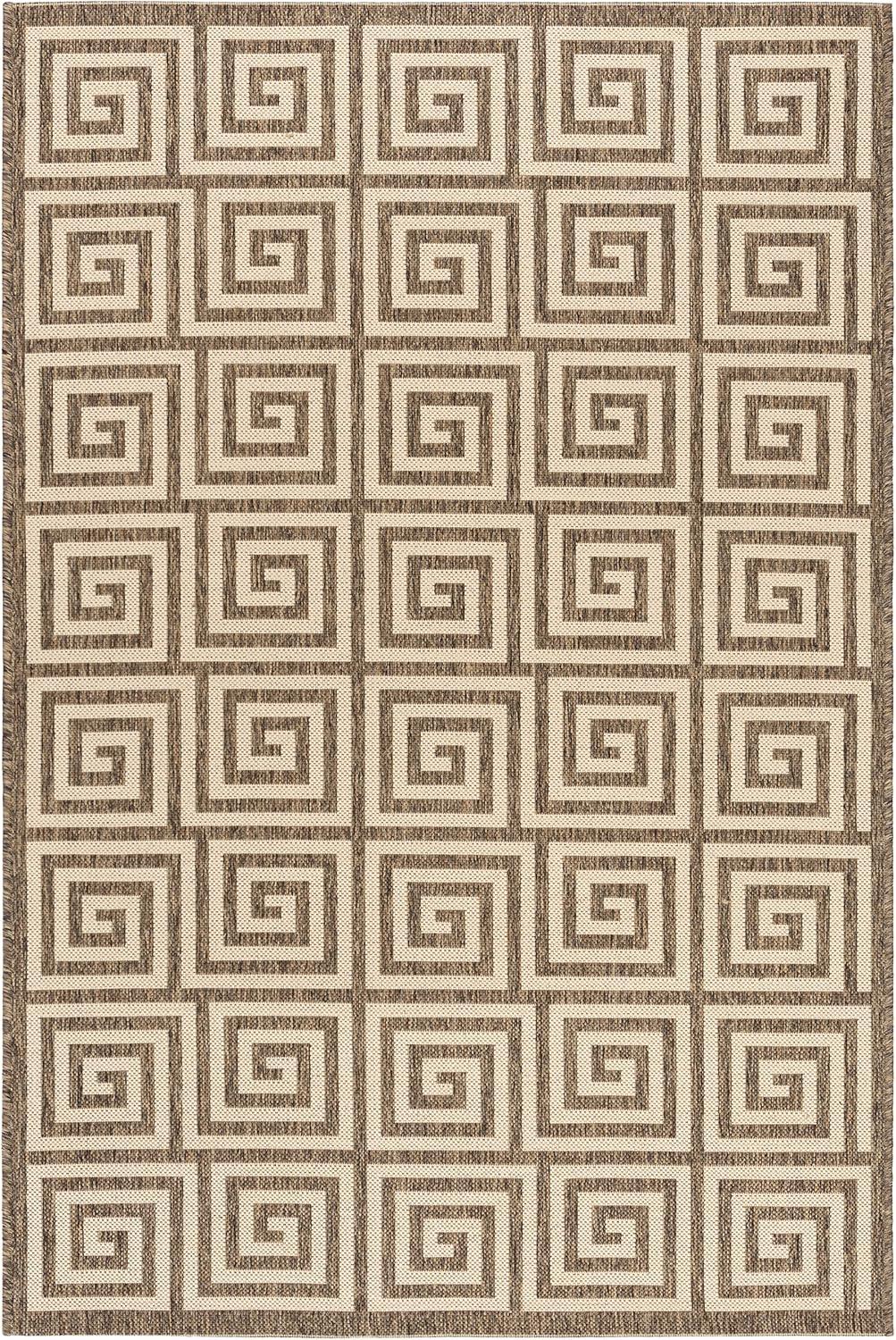 Linden LND129 Power Loomed Indoor/Outdoor Area Rug  - Safavieh