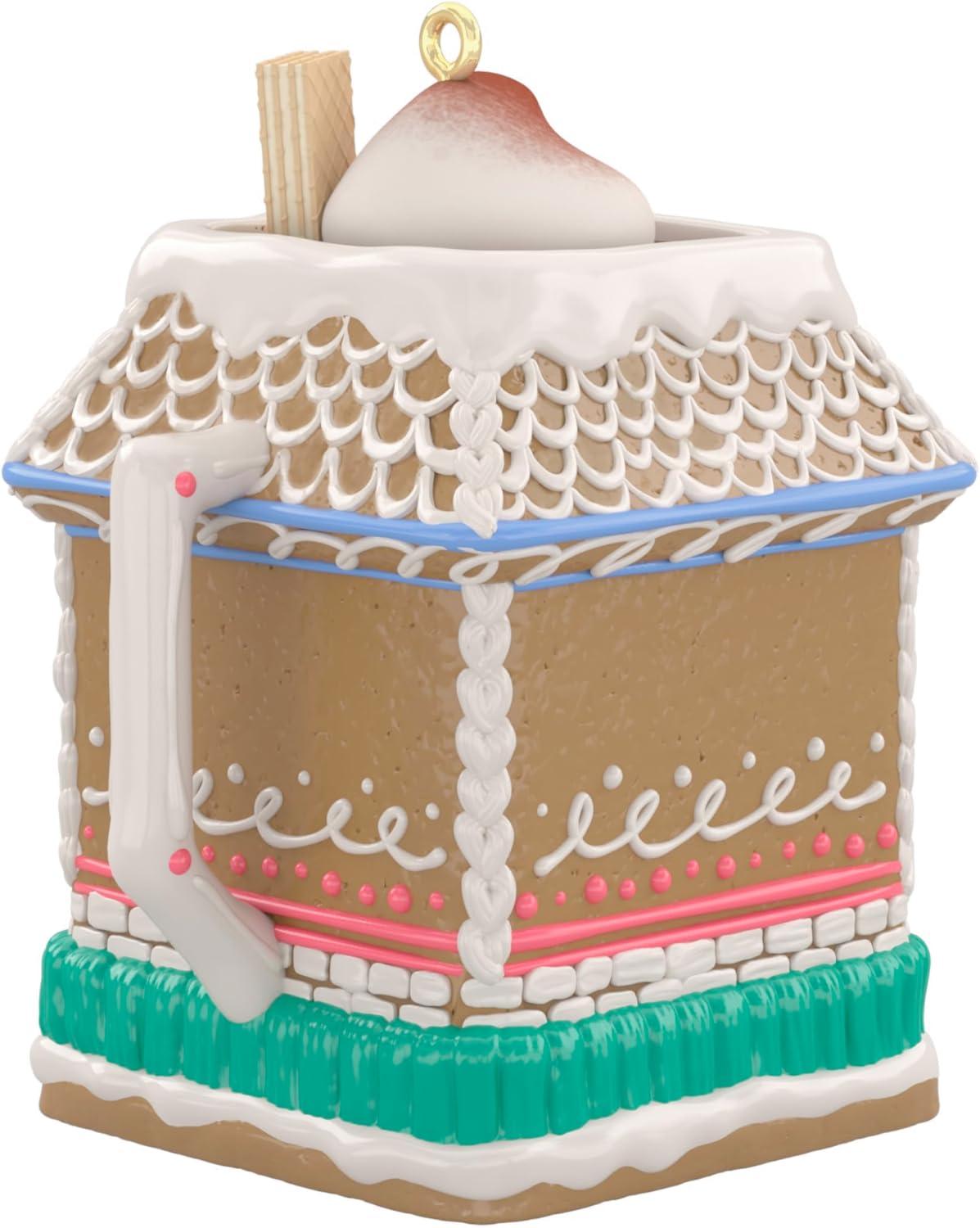 Hallmark Keepsake Christmas Ornament 2024, Cup of Cozy, Porcelain, Gifts for Christmas Lovers