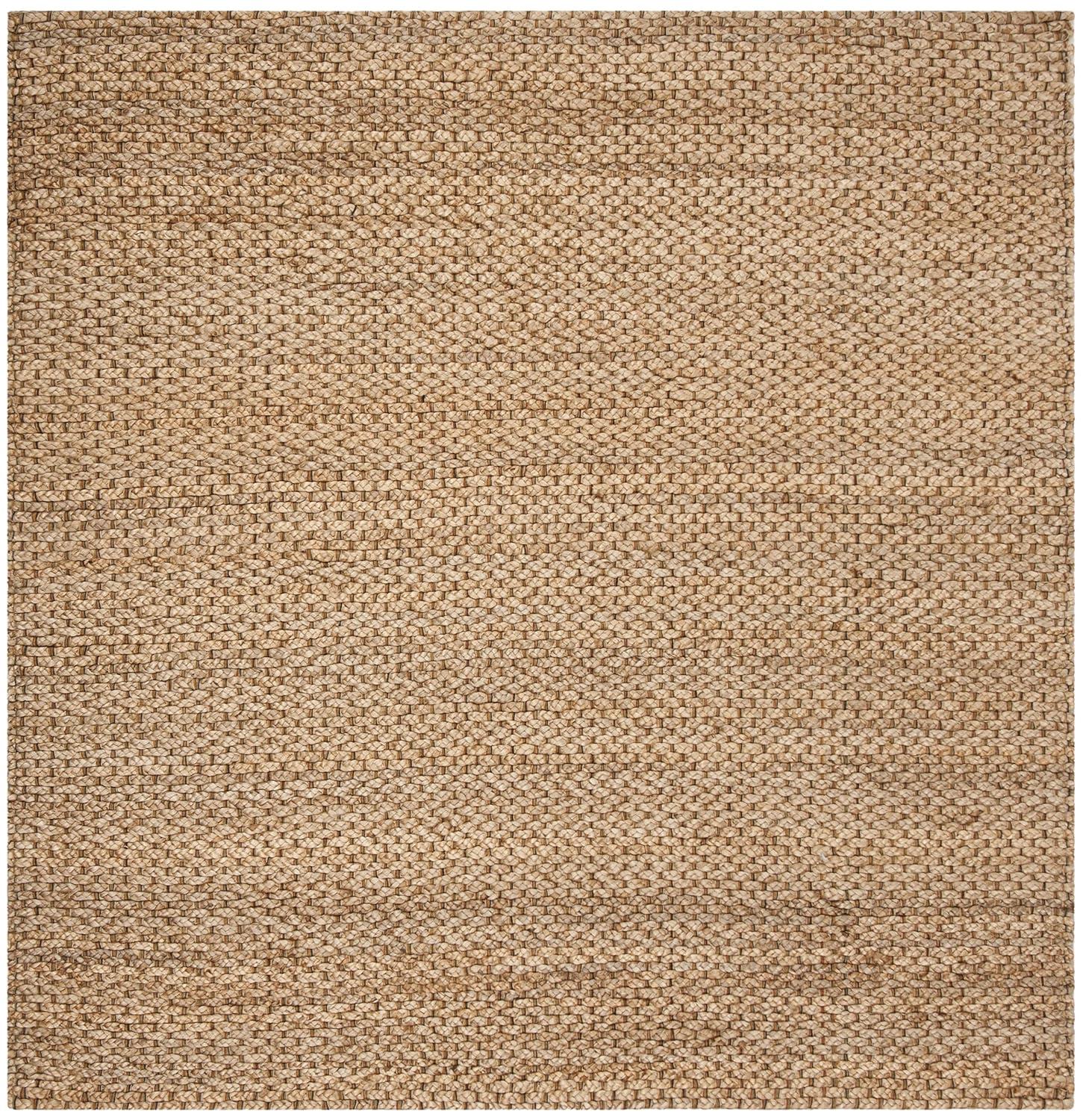 Natural Fiber NF402 Handmade Indoor Area Rug - Natural - 6'x6' - Safavieh