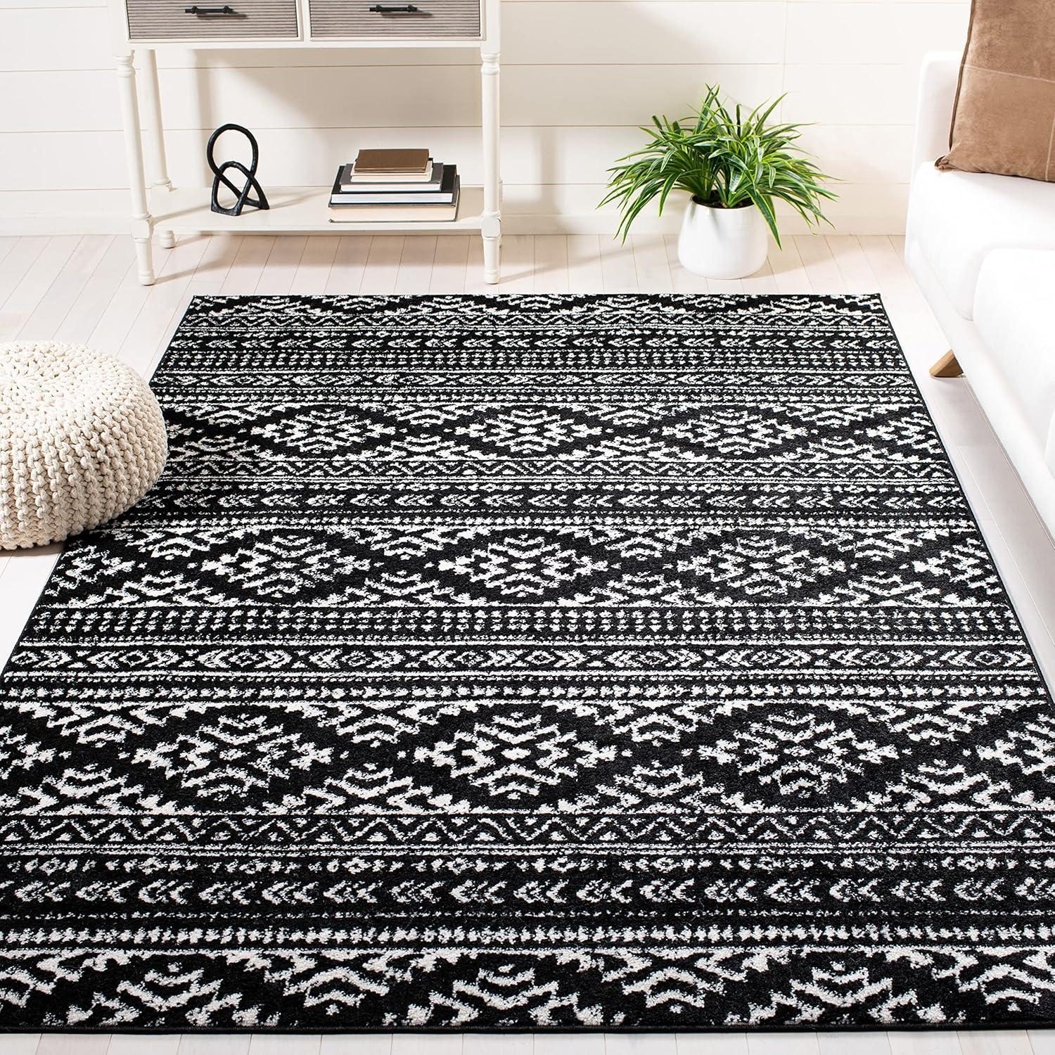 Tulum TUL272 Power Loomed Area Rug - Ivory/Grey - 8'x10' - Safavieh.