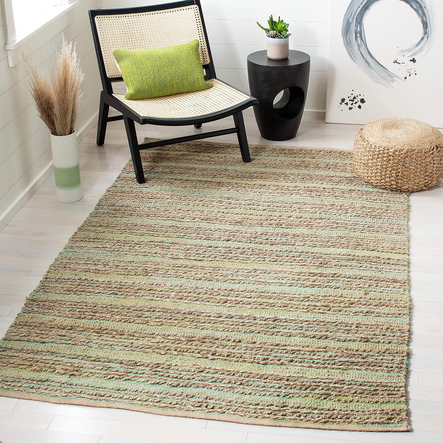Cape Cod CAP851 Woven Indoor Accent Rug - Green - 3'x5' - Safavieh