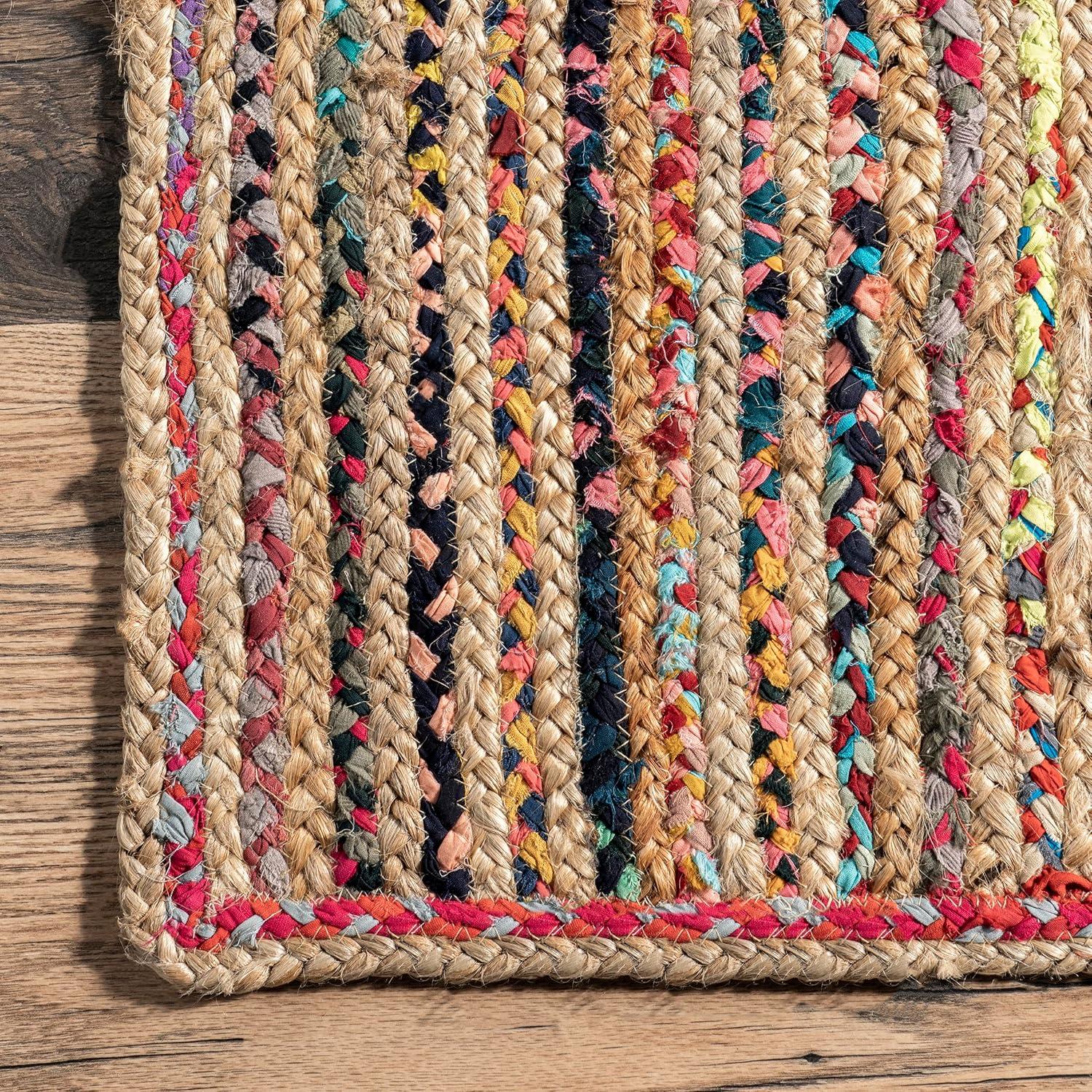 nuLOOM Tammara Hand Braided Area Rug, 5' x 8', Ivory