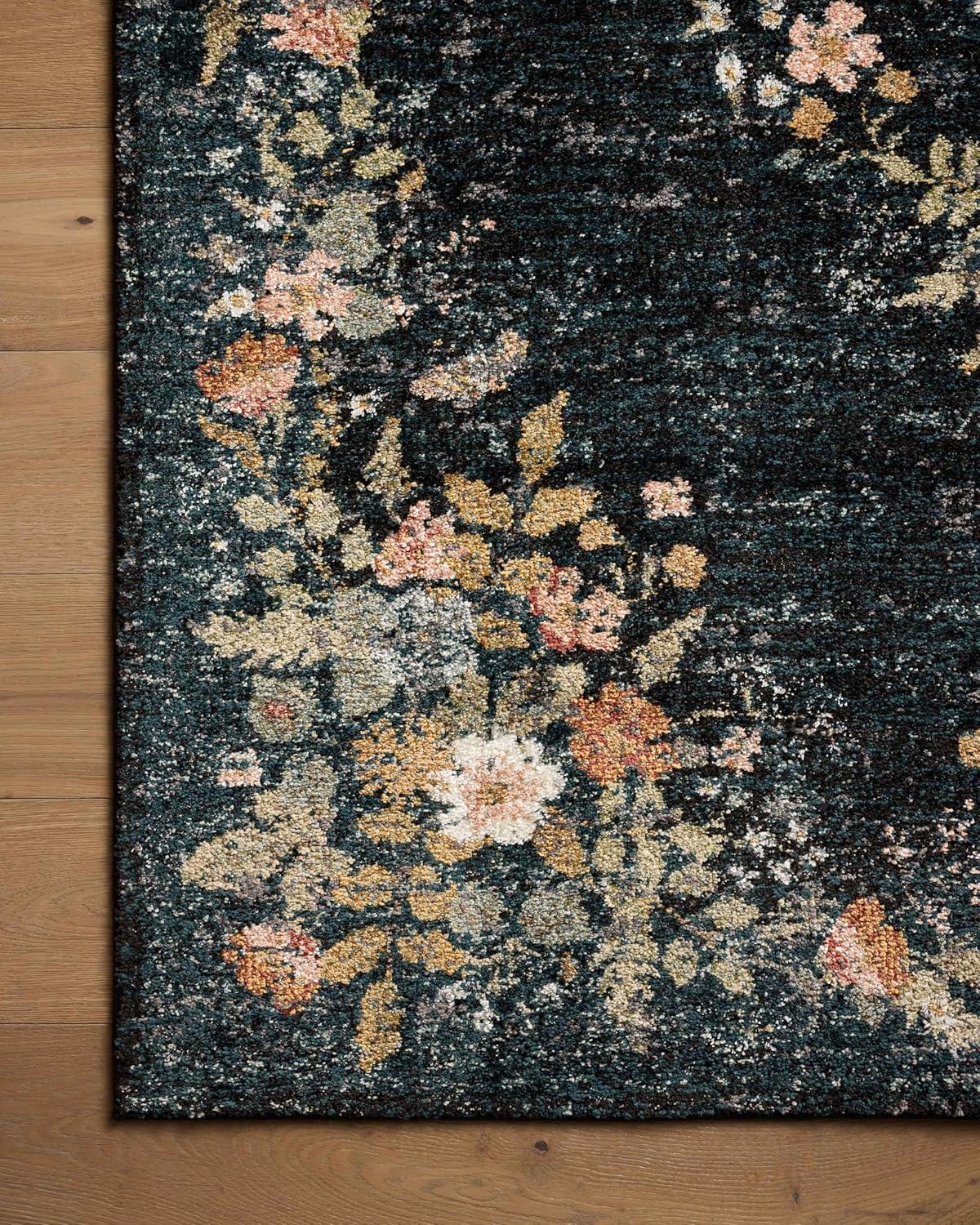Rifle Paper Co. x Loloi Laurel Navy Area Rug