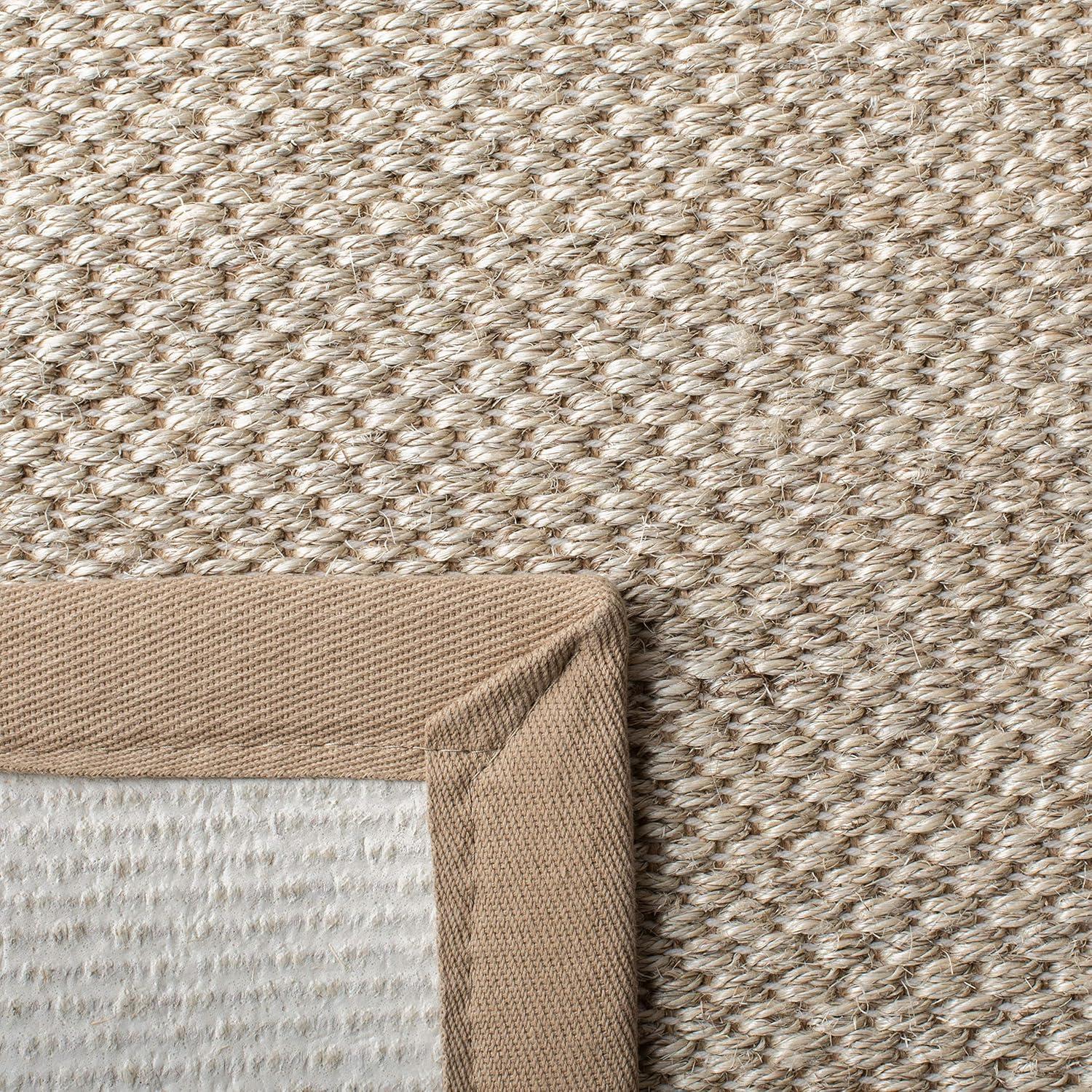 Natural Fiber NF143 Power Loomed Indoor Area Rug - Marble/Linen - 5'x8' - Safavieh