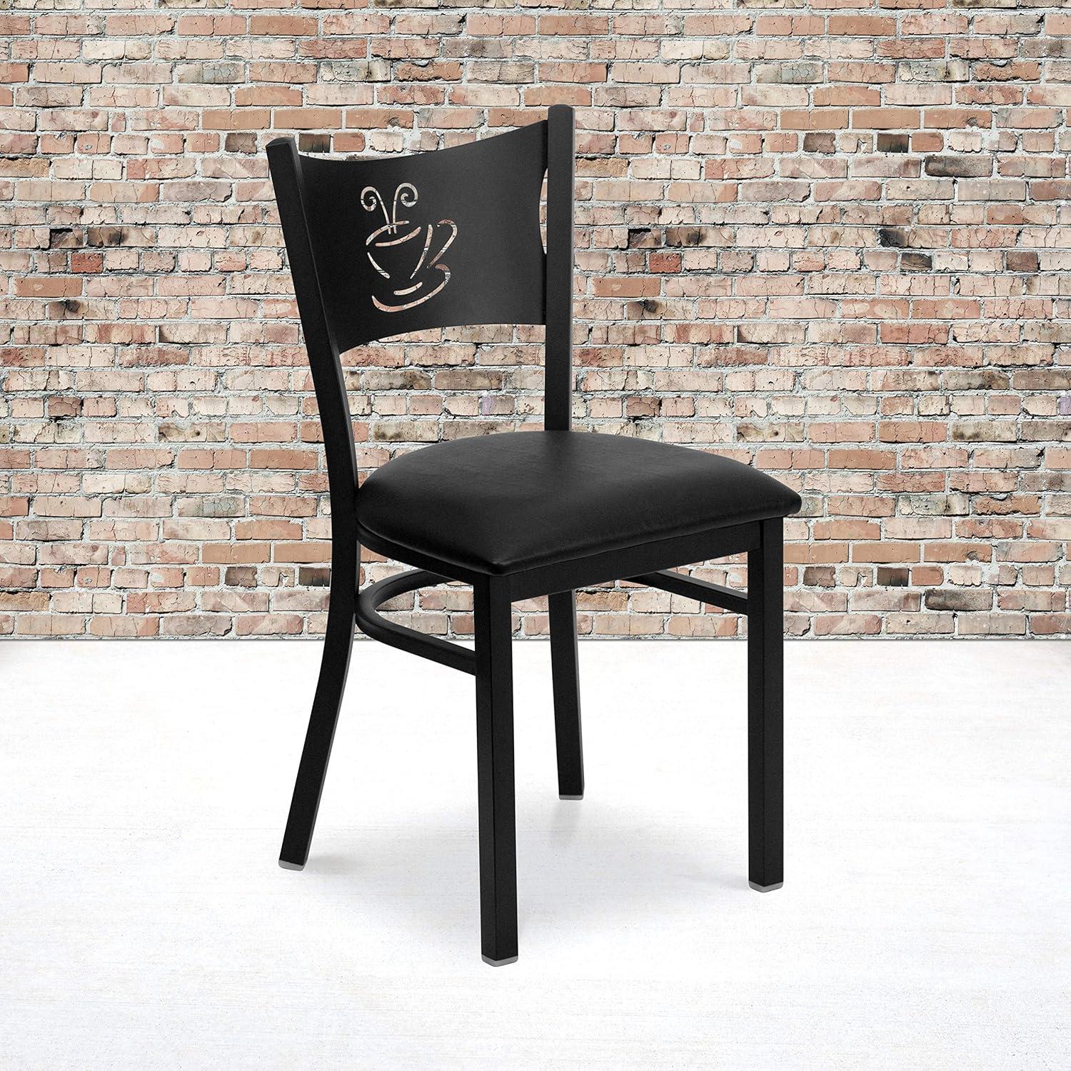 Odyssey Coffee Back Metal Restaurant Chair