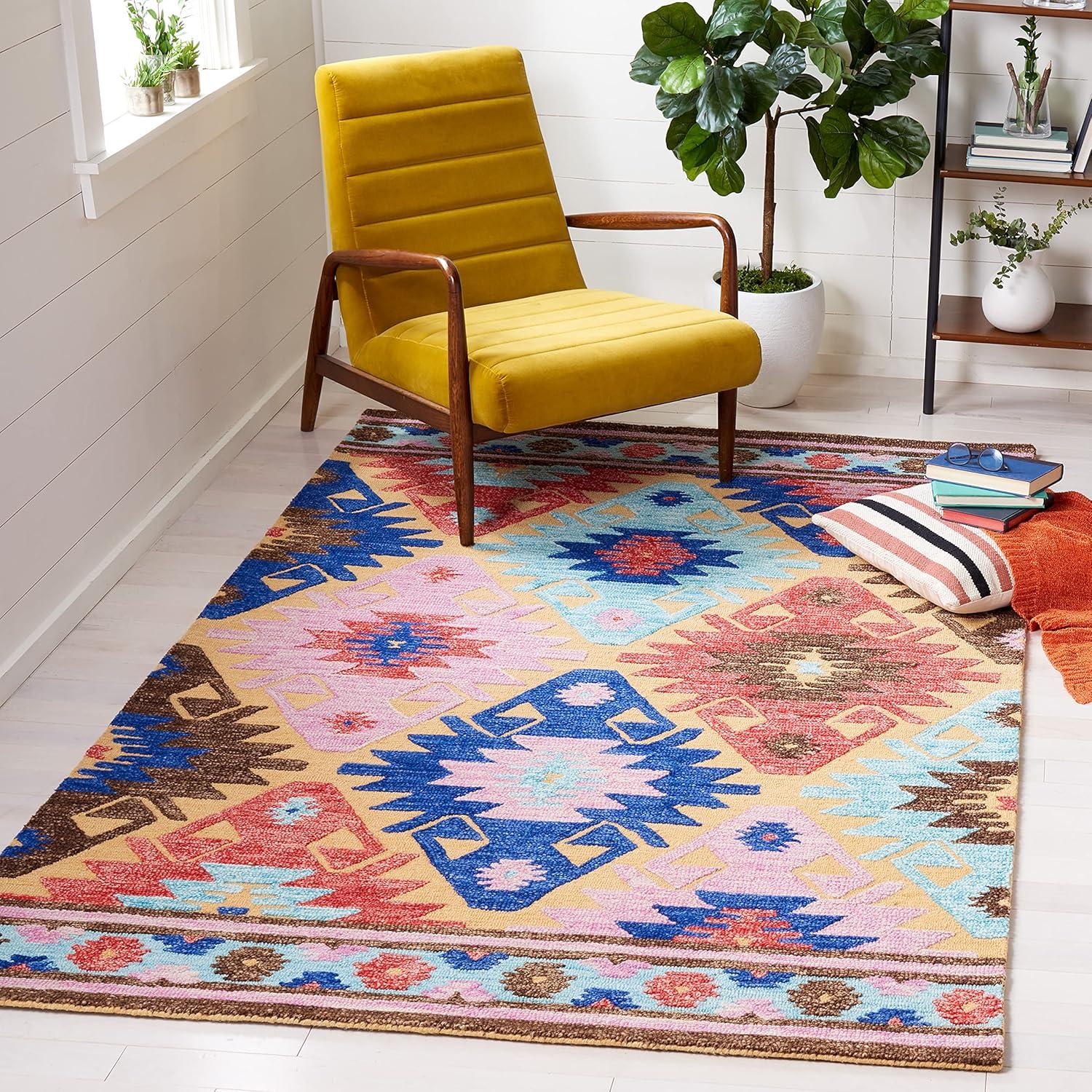 Aidaly Wool Southwestern Rug