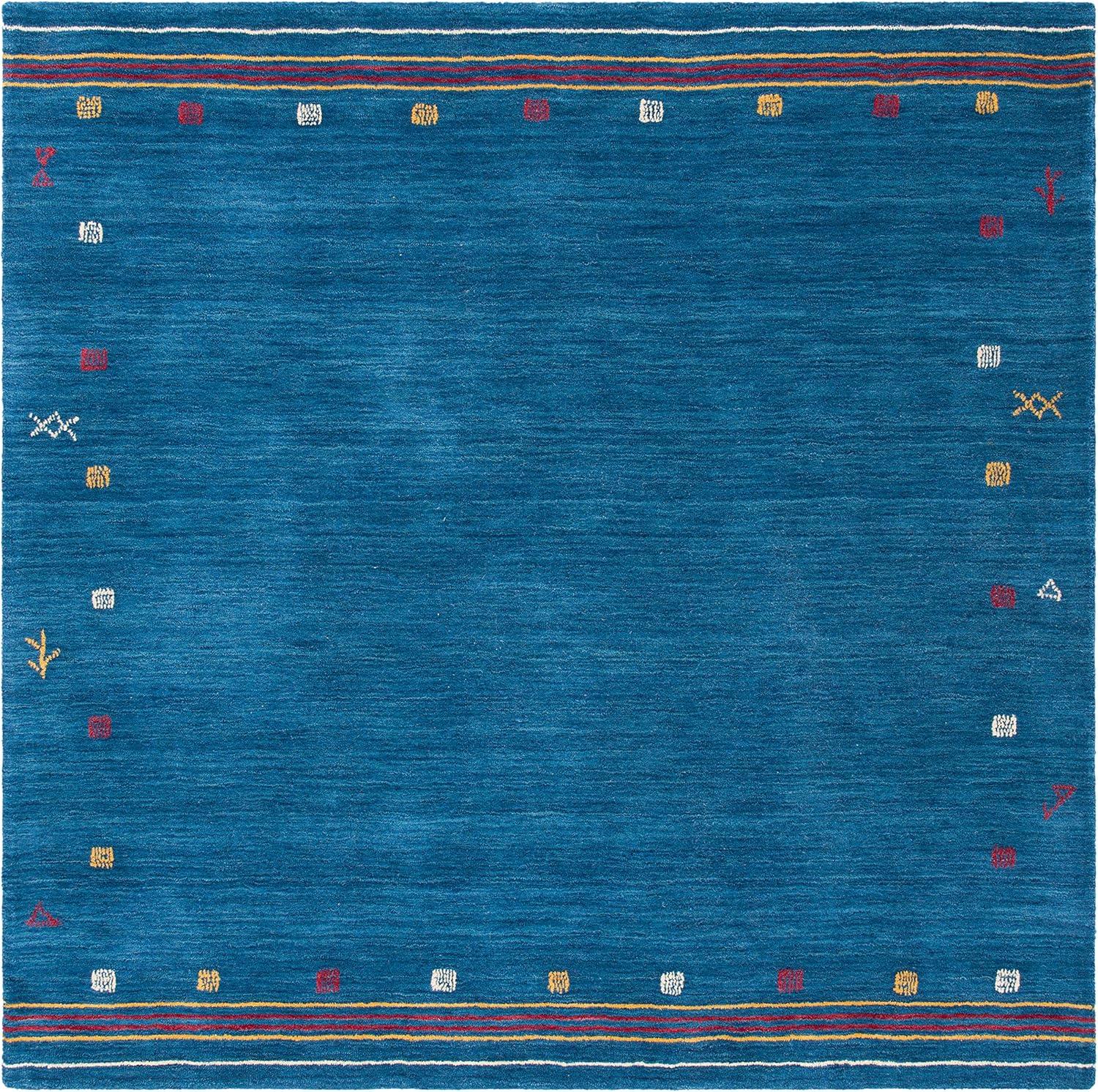 Himalaya HIM563 Handmade Area Rug - 6'x6' - Rust - Safavieh