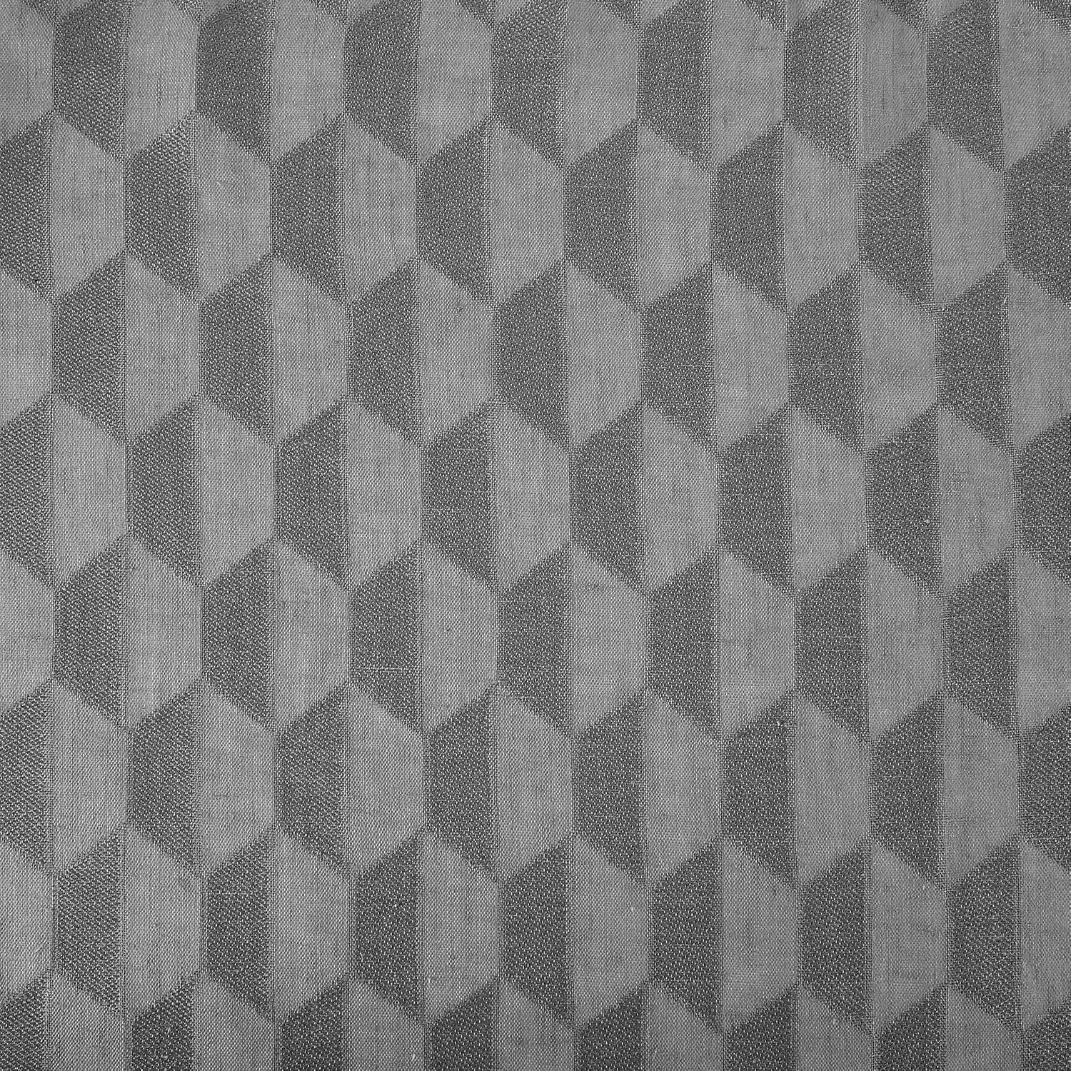 Scott Living Scott Living Verge Geometric Clipped Jacquard Semi-Sheer Rod Pocket Curtain Panel