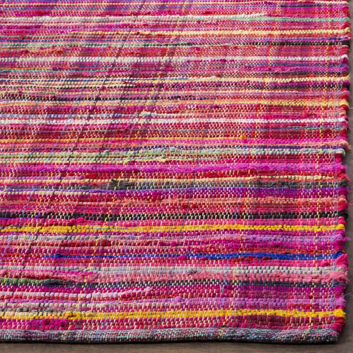 Rag Area Rug RAR240 Hand Woven Area Rug  - Safavieh