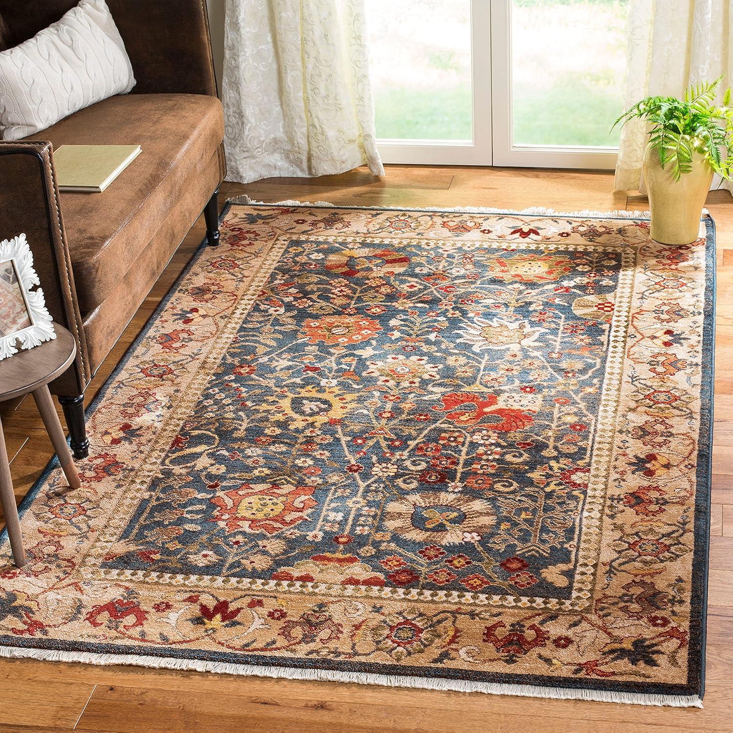 Kashan KSN303 Power Loomed Area Rug - Red/Beige - 8'x10' - Safavieh