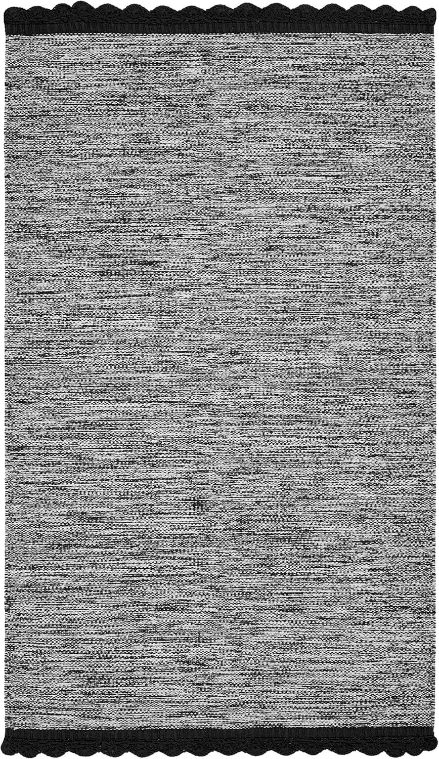 Montauk MTK615 Hand Woven Indoor Accent Rug - Black - 3'x5' - Safavieh.