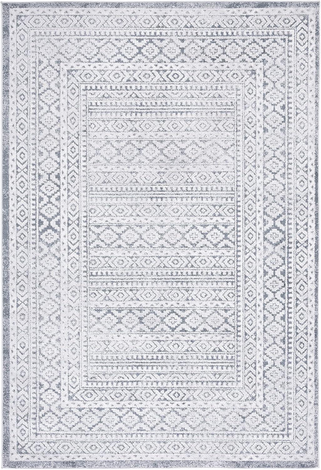 Toscana TOS658 Power Loomed Area Rug - Grey/Ivory - 8'x10' - Safavieh.