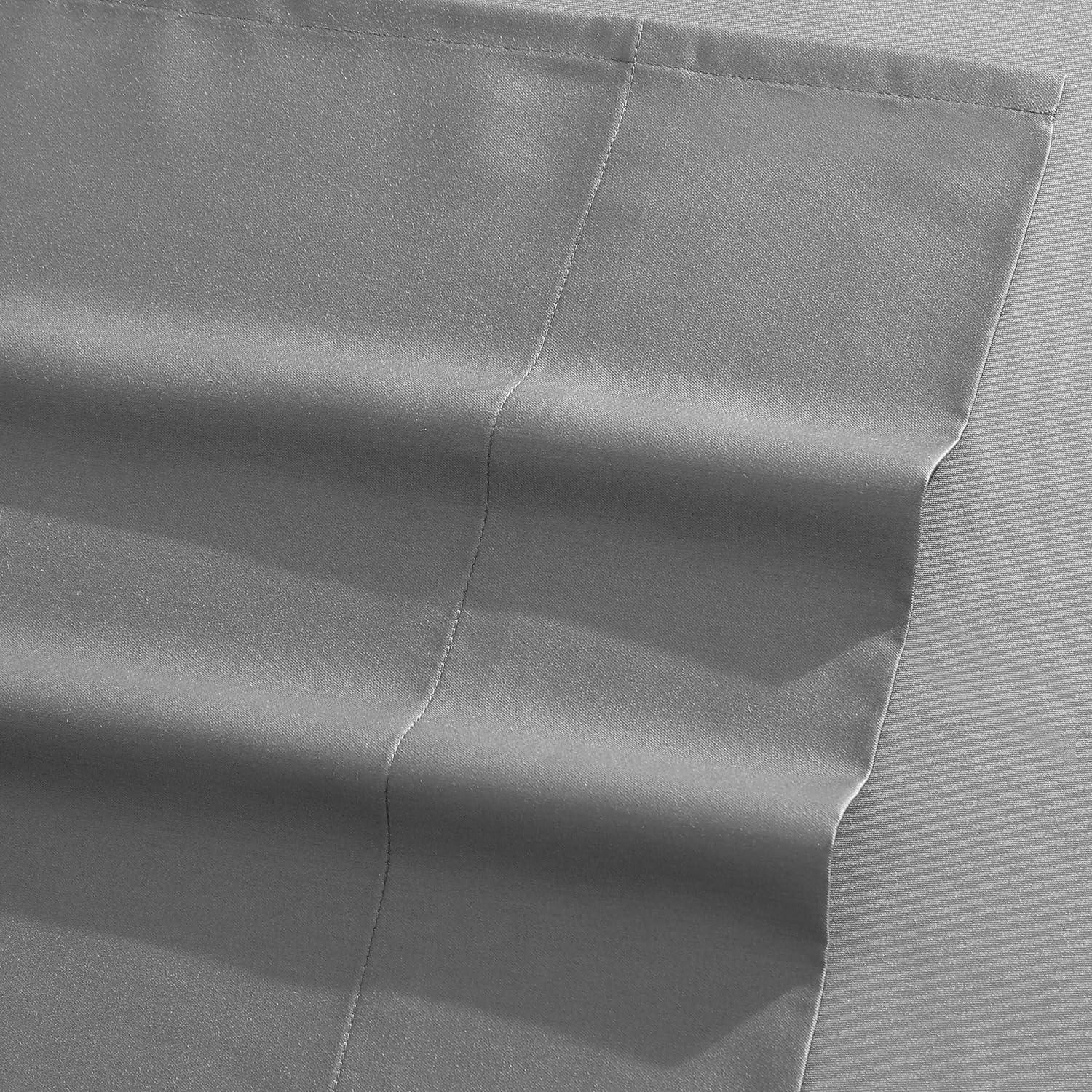 Charcoal Queen Cotton Polyester Deep Pocket Sheet Set