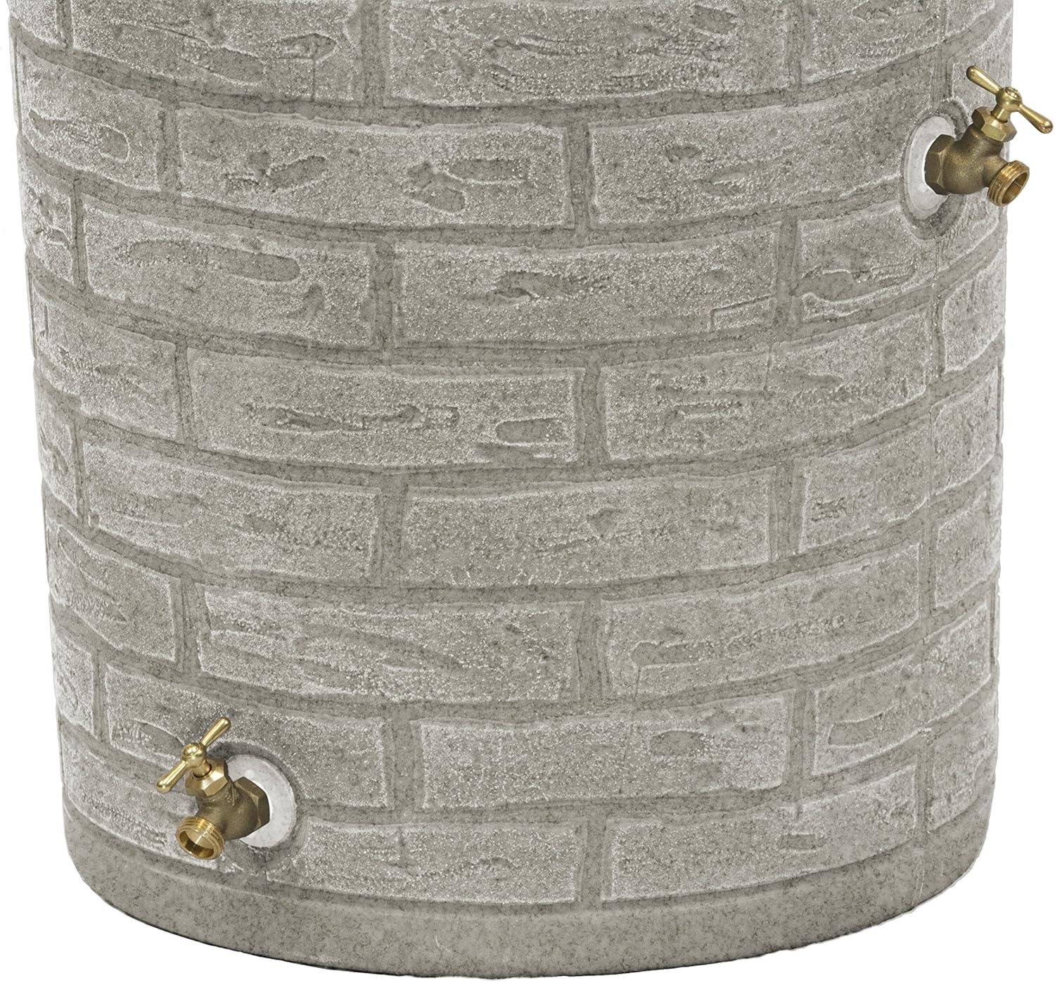 Good Ideas Good Ideas 50 Gallons Plastic Drainable Planter Rain Barrel