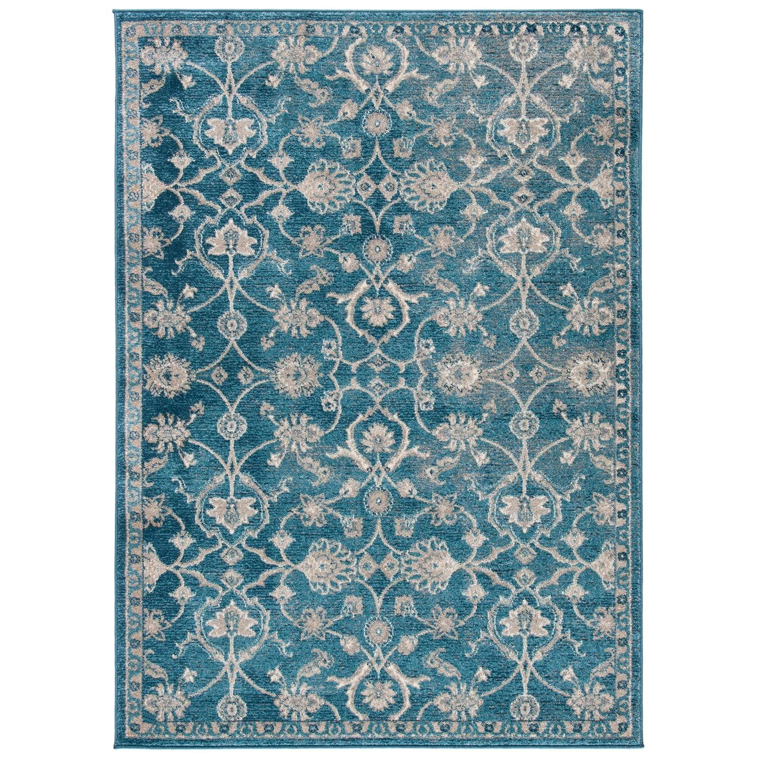 Sofia SOF386 Power Loomed Area Rug - Blue/Beige - 8'x11' - Safavieh.