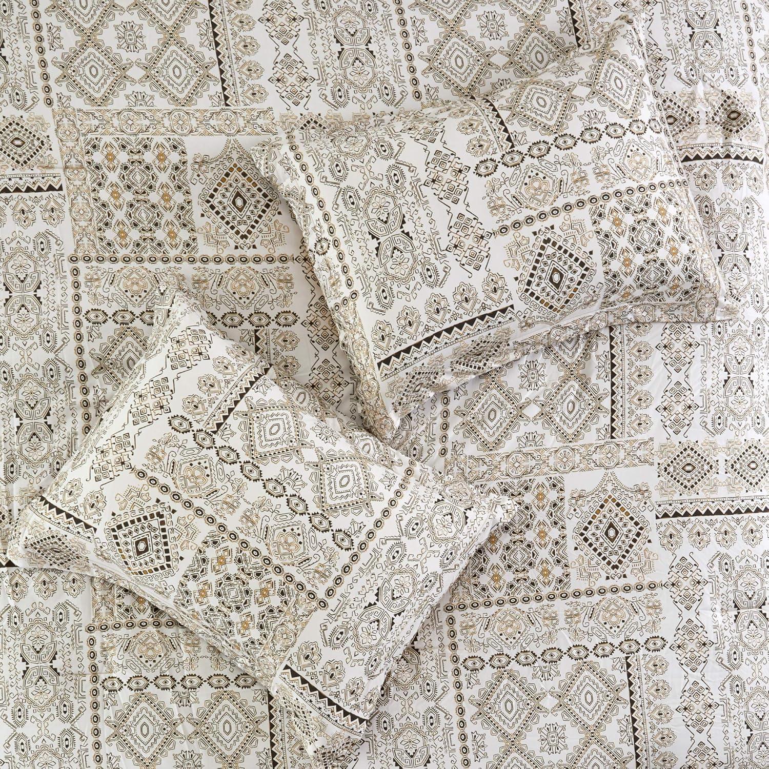 Modern Threads Printed Complete Bed Set Isla, Queen
