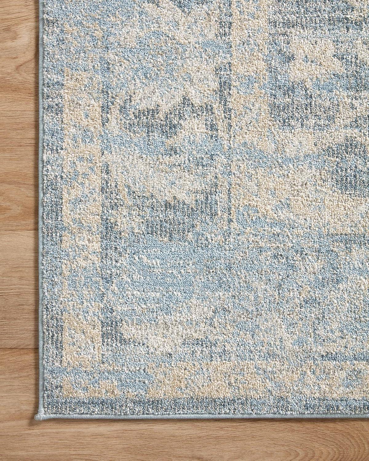 Loloi II Odette Sky / Beige 5'-3" x 7'-9" Area Rug