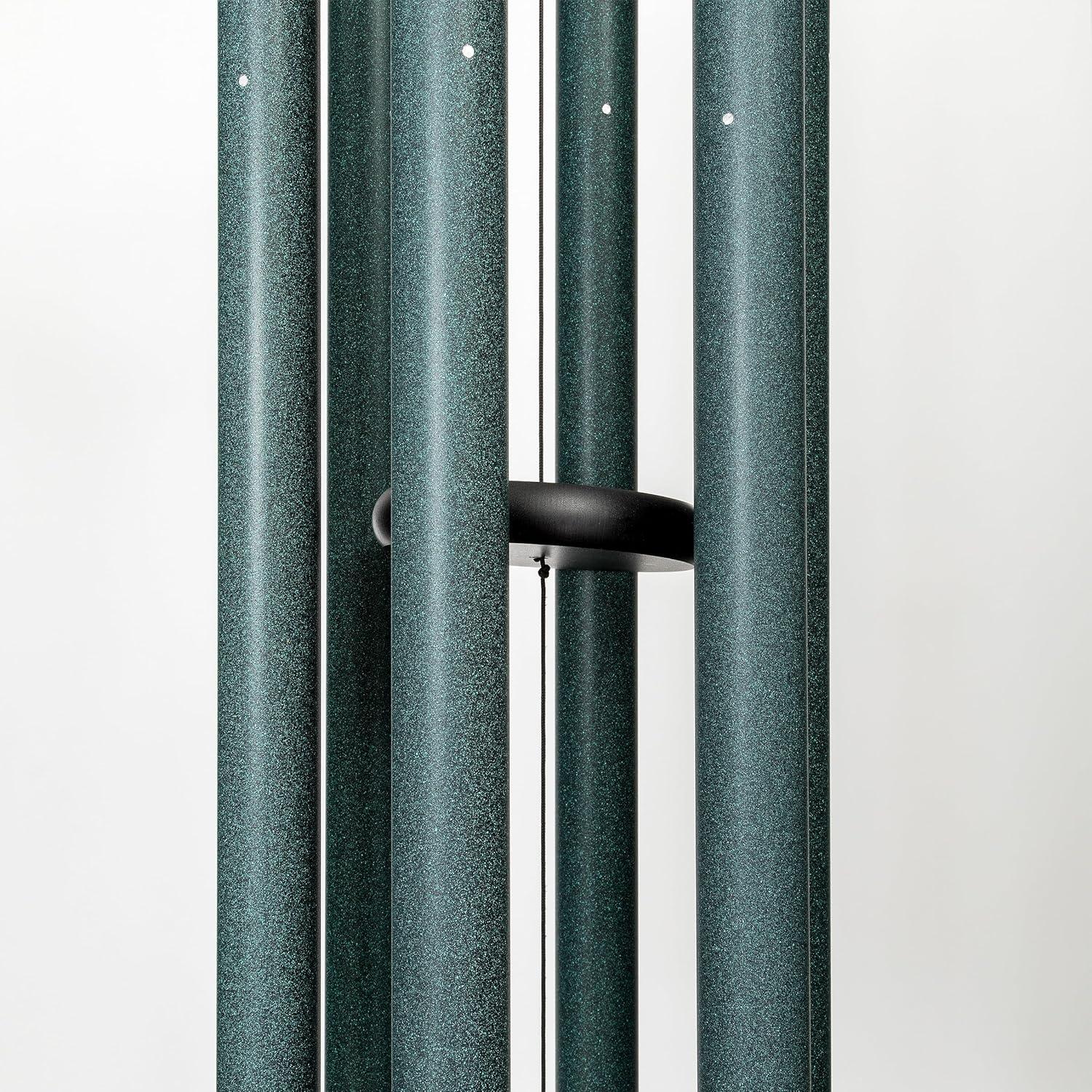 Green Aluminum 56" Wind Chime for Patio and Garden