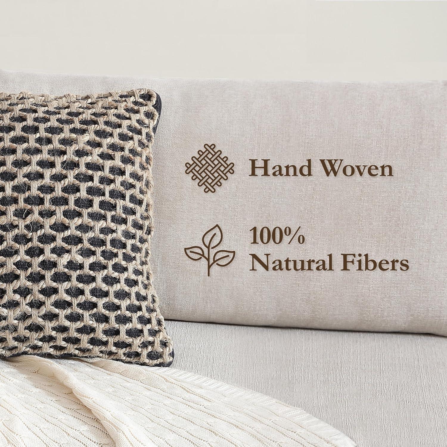 Boho Living Boho Living Jada Decorative Pillow Collection Living Cotton Blend Square Throw Pillow Cover (Set of 2)