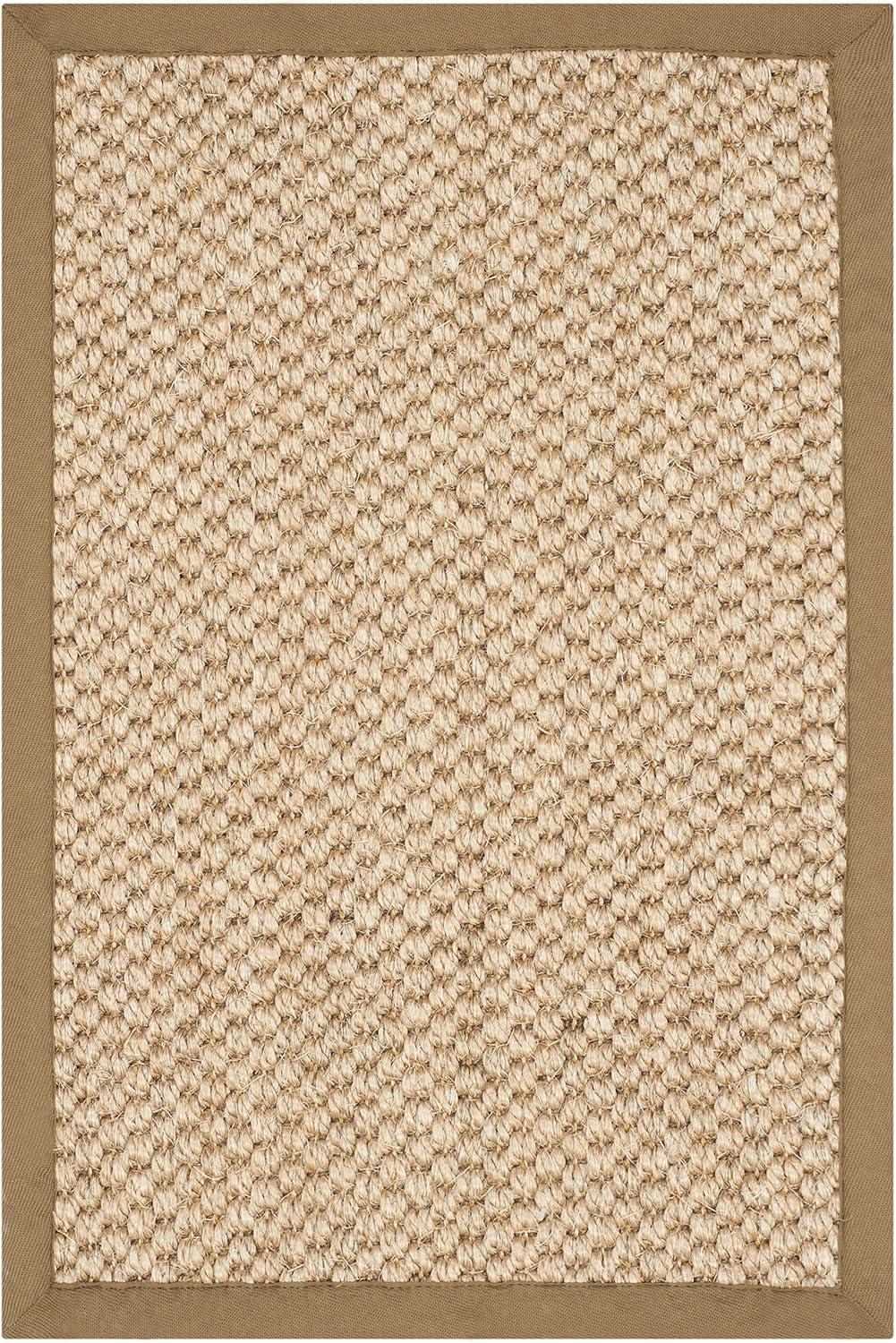 SAFAVIEH Natural Fiber Charlene Braided Jute Area Rug, Natural, 9' x 12'