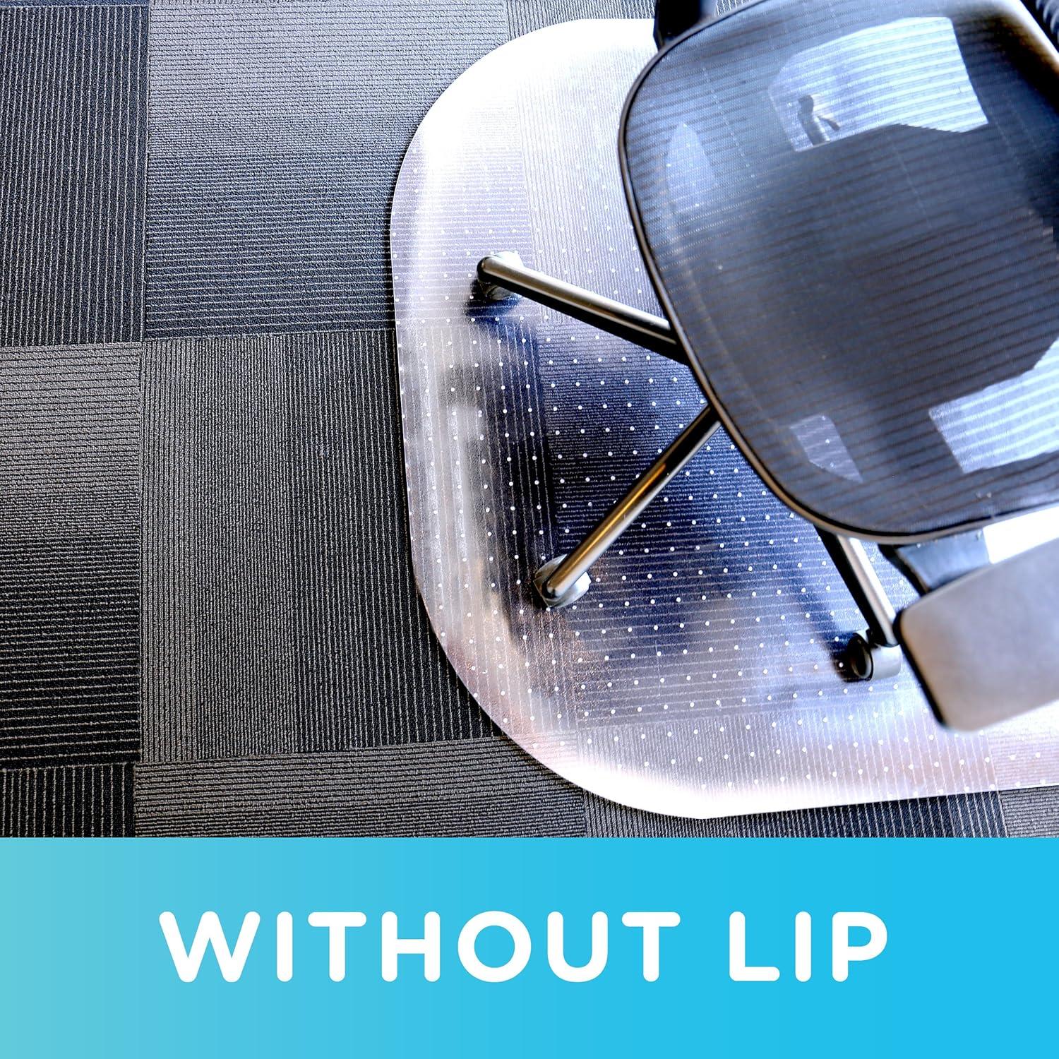 Evolve 36-in x 48-in Clear PVC Indoor Chair Mat