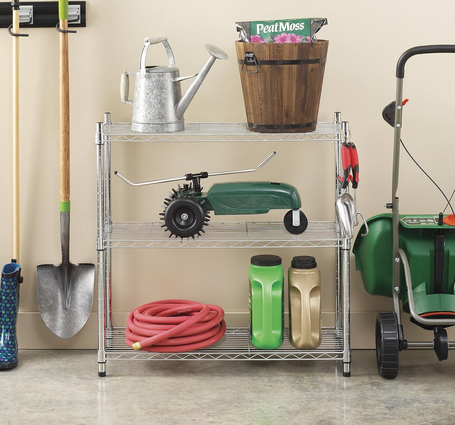 Whitmor SUPREME 3 TIER SHELVING-CHROME