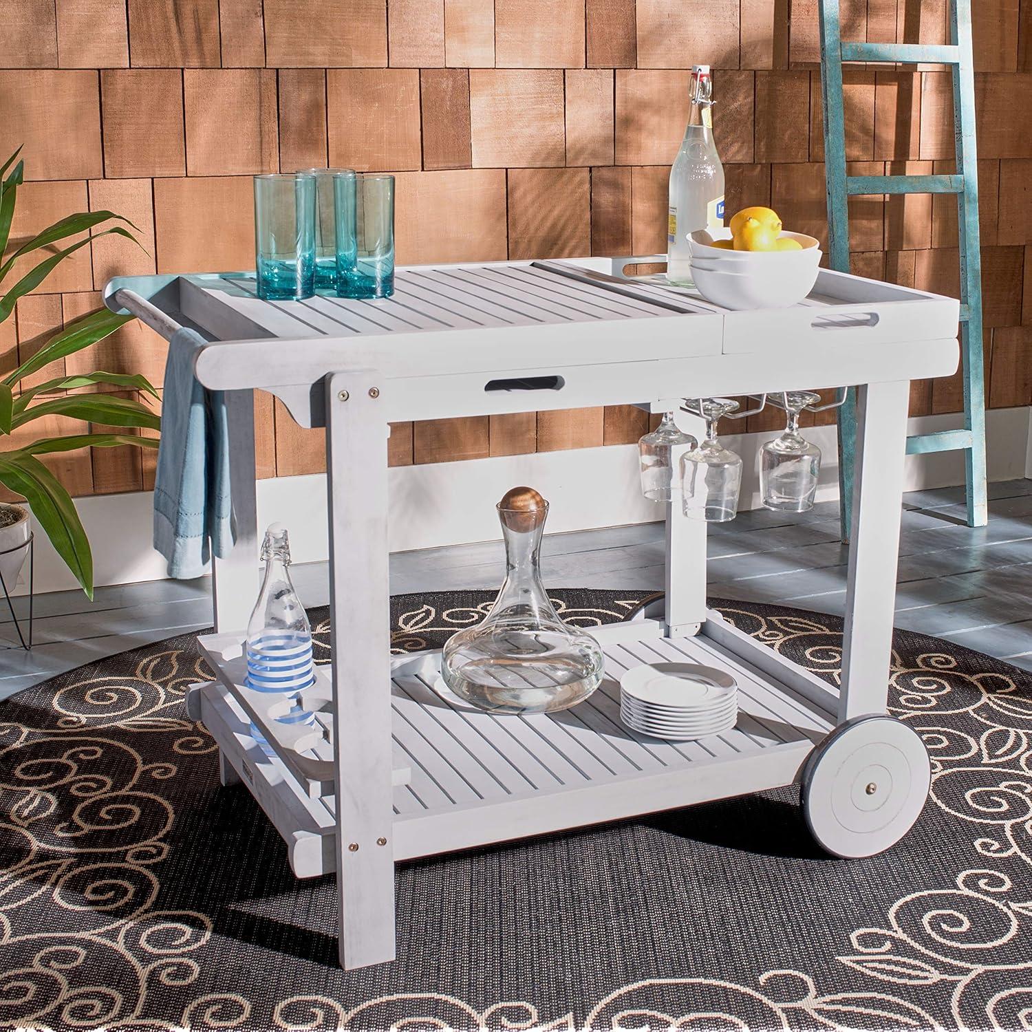 Orland Outdoor Tea Trolley  - Safavieh