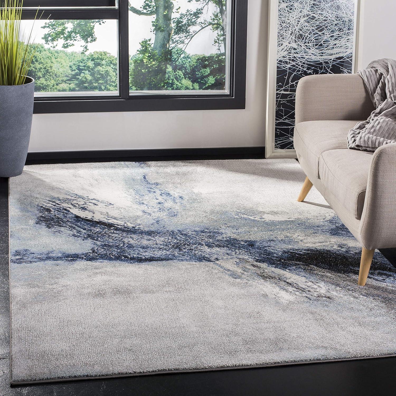 17 Stories Elara Performance Abstract Rug