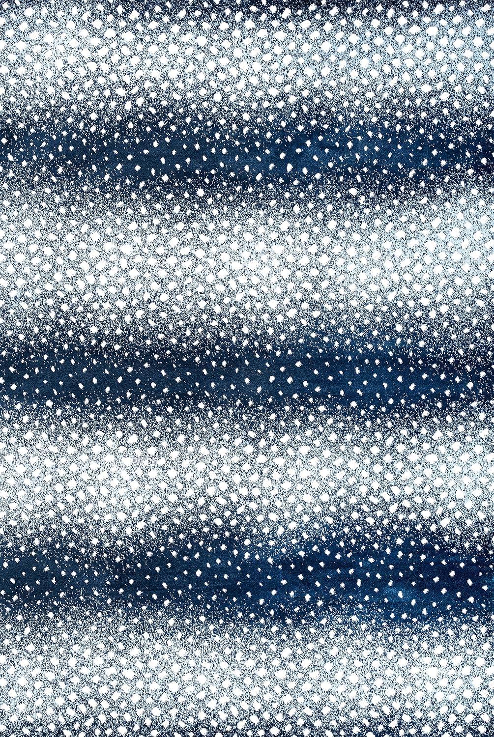 3'x 5' Antelope Modern Animal Area Rug, Navy/Cream - JONATHAN Y