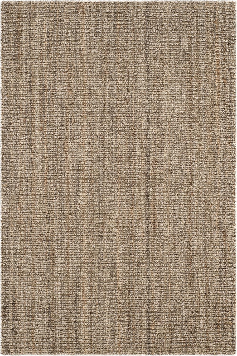 SAFAVIEH Natural Fiber Levi Braided Area Rug, Natural/Grey, 3' x 5'