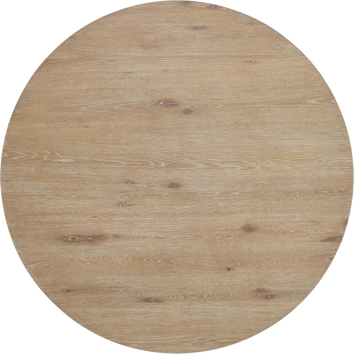 Joanna Round Dining Table Rustic Brown - Crosley