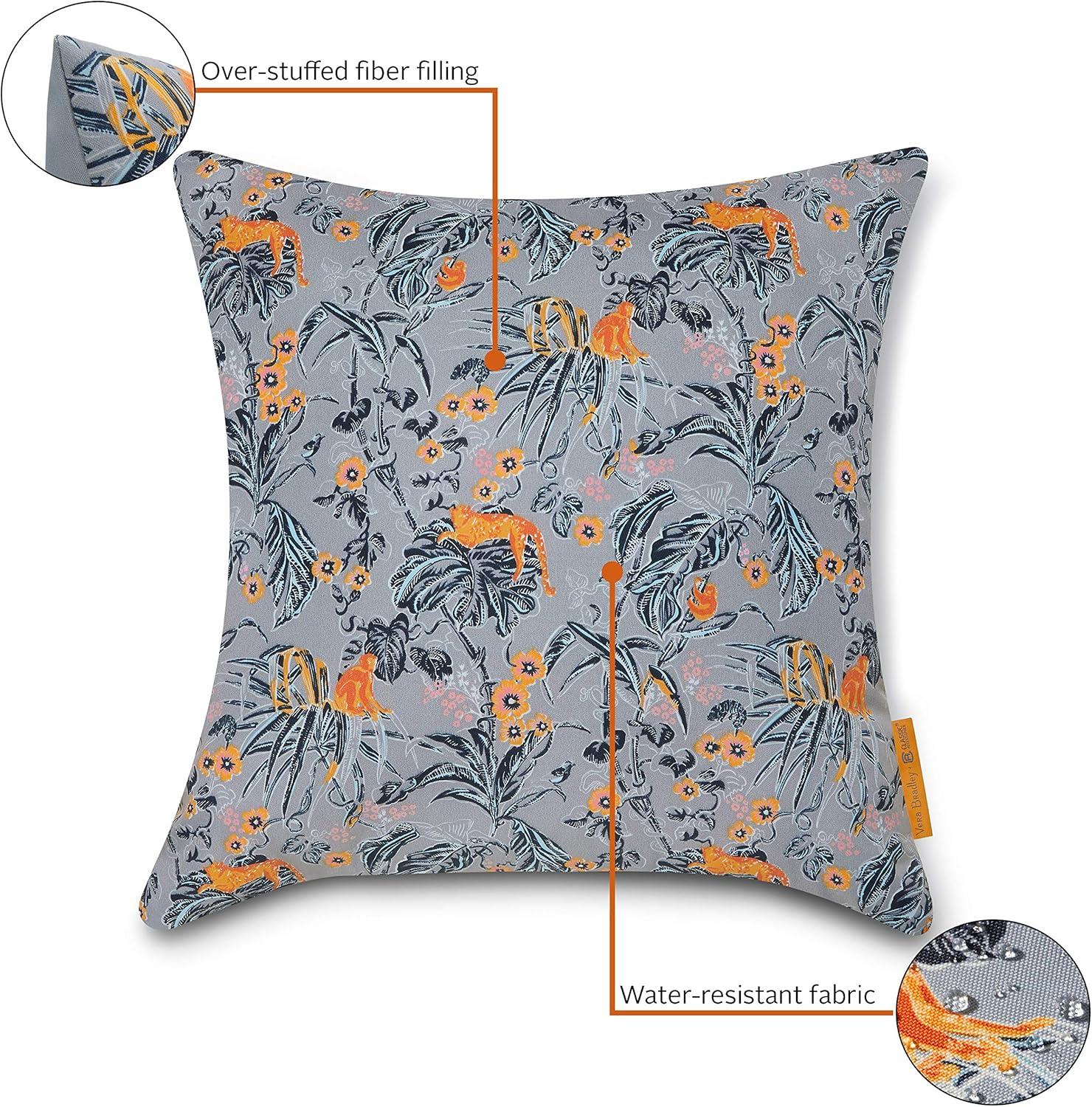 Vera Bradley Island Outdoor Square Pillow Cover & Insert