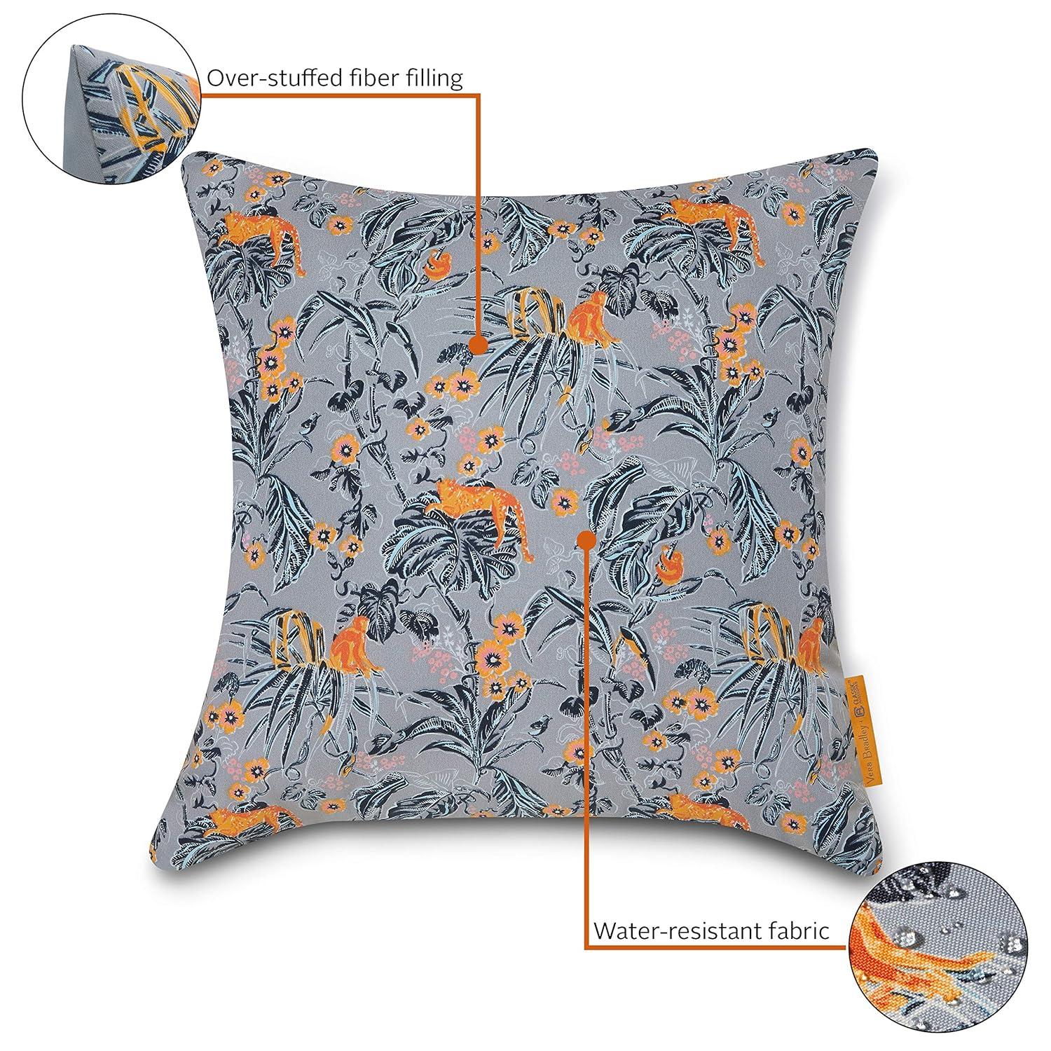 Vera Bradley Island Outdoor Square Pillow Cover & Insert