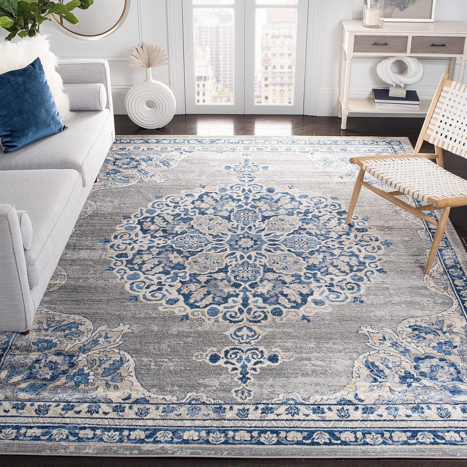 Kelly Clarkson Home Carlisle Light Gray/Blue Rug