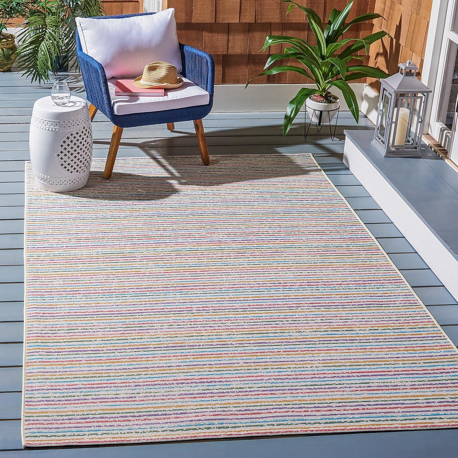 Summer SMR421 Power Loomed Indoor and Outdoor Area Rug  - Safavieh