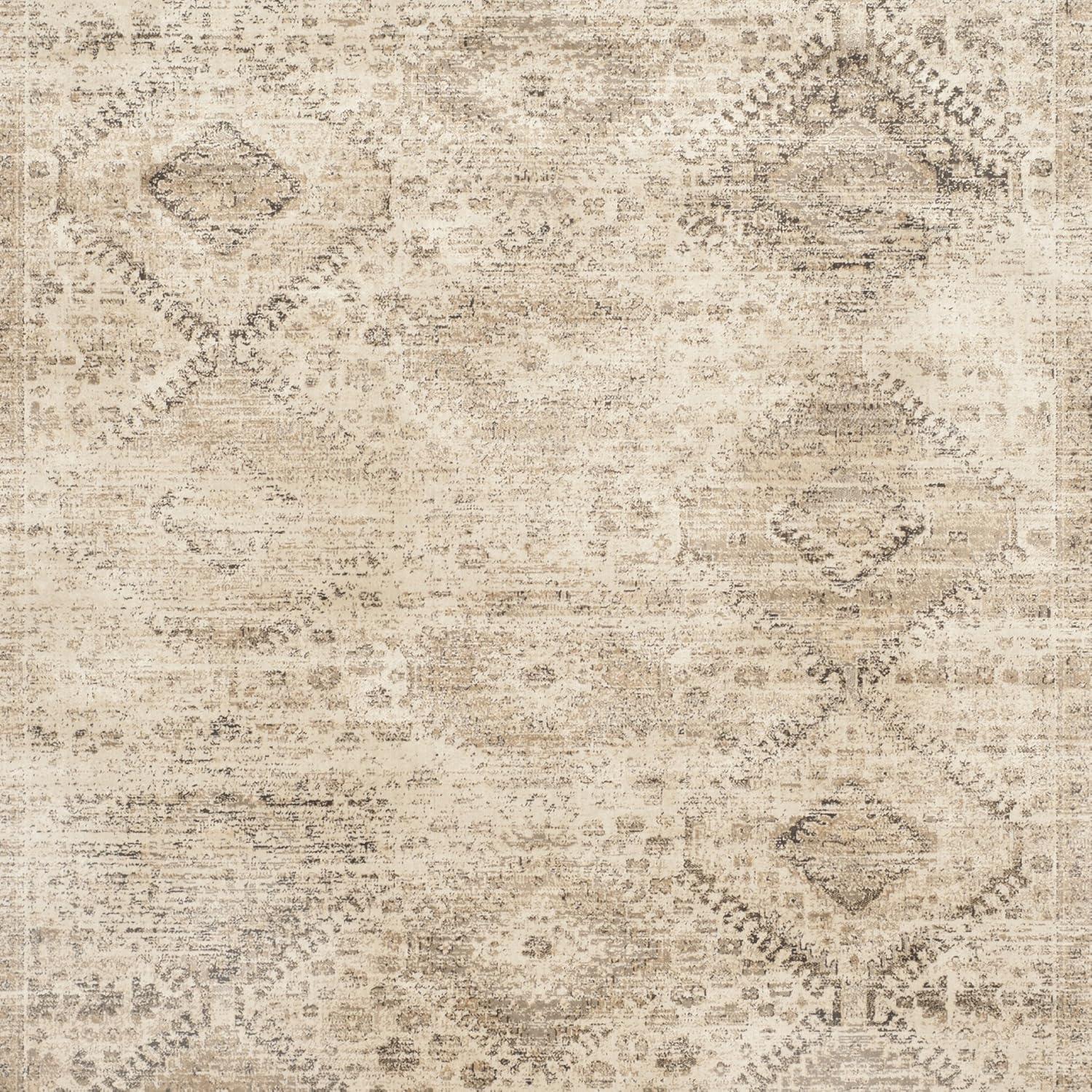 Vintage VTG118 Power Loomed Indoor Skid-Resistant Area Rug - Stone - 10'x14' - Safavieh