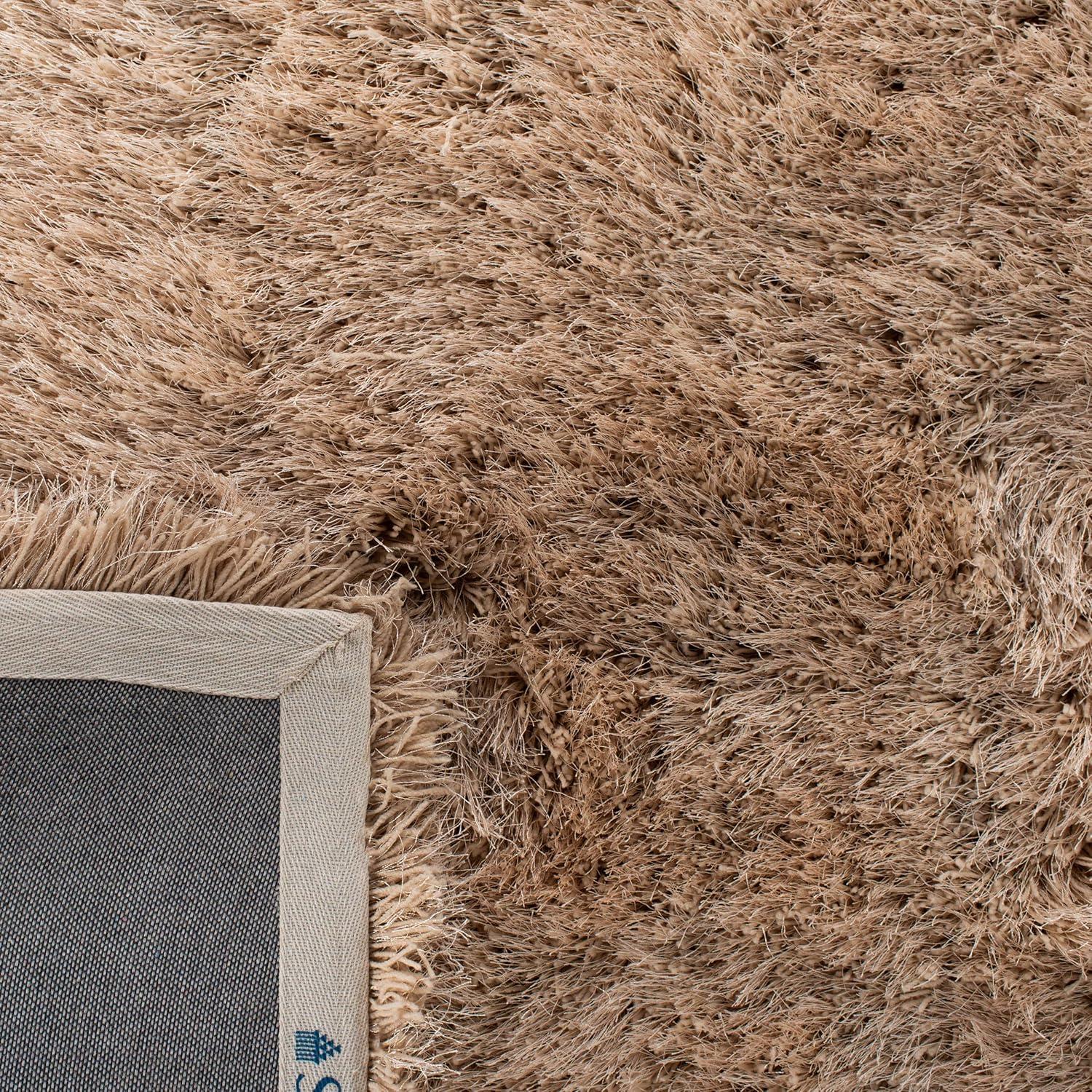 Shag SG256 Hand Tufted Indoor Accent Rug - Champagne - 2'x3' - Safavieh.