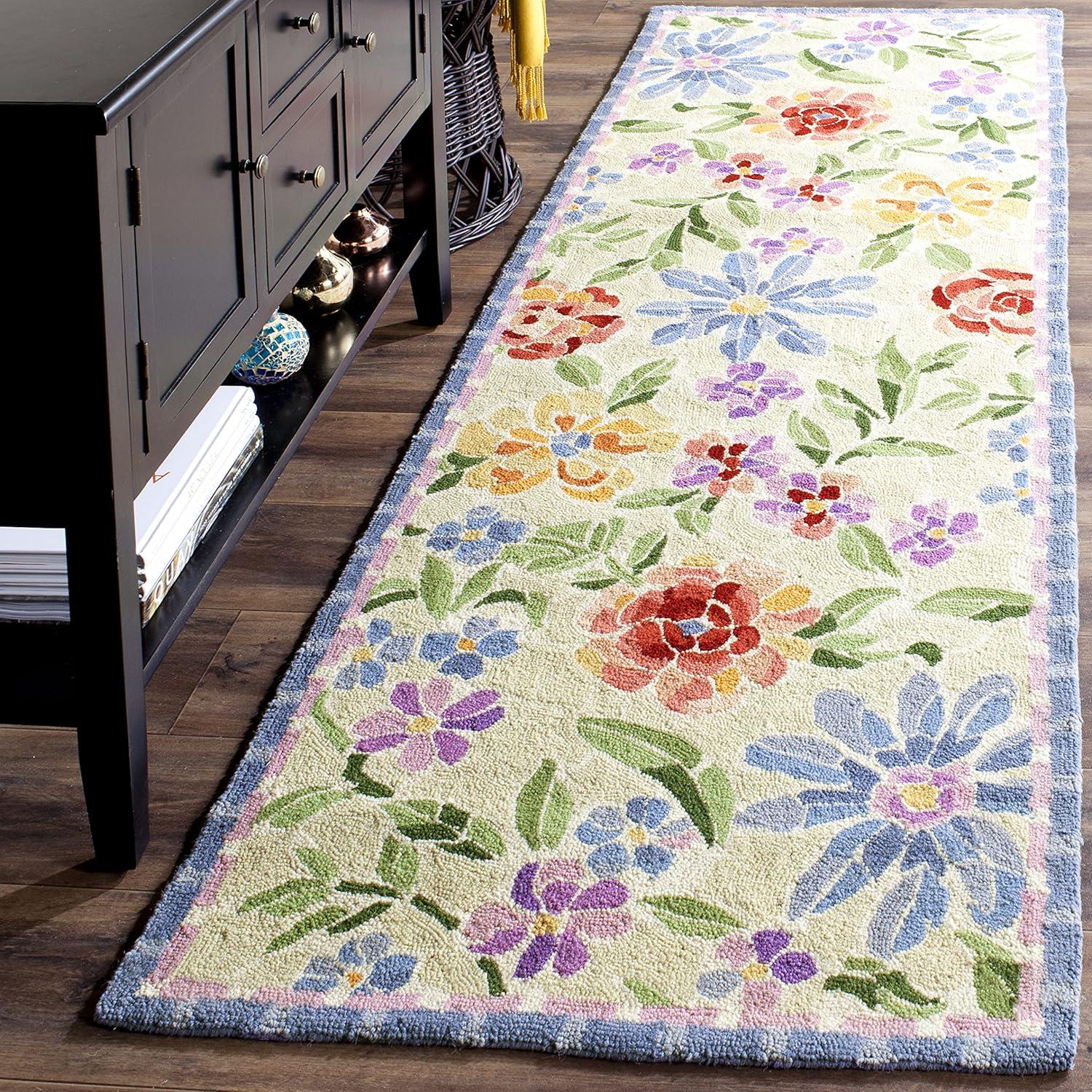 Chelsea HK214 Handmade Runner Rug - 2'6"x10' - Ivory - Safavieh